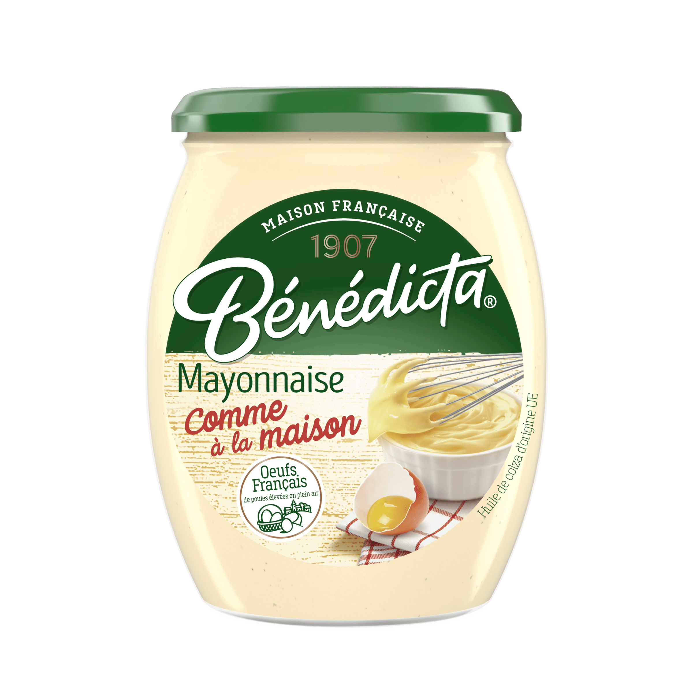 Bénédicta Mayonnaise Comme à la Maison Bocal 500g