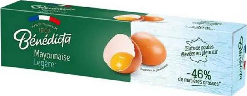 Bénédicta Mayonnaise Légère Tube 180g