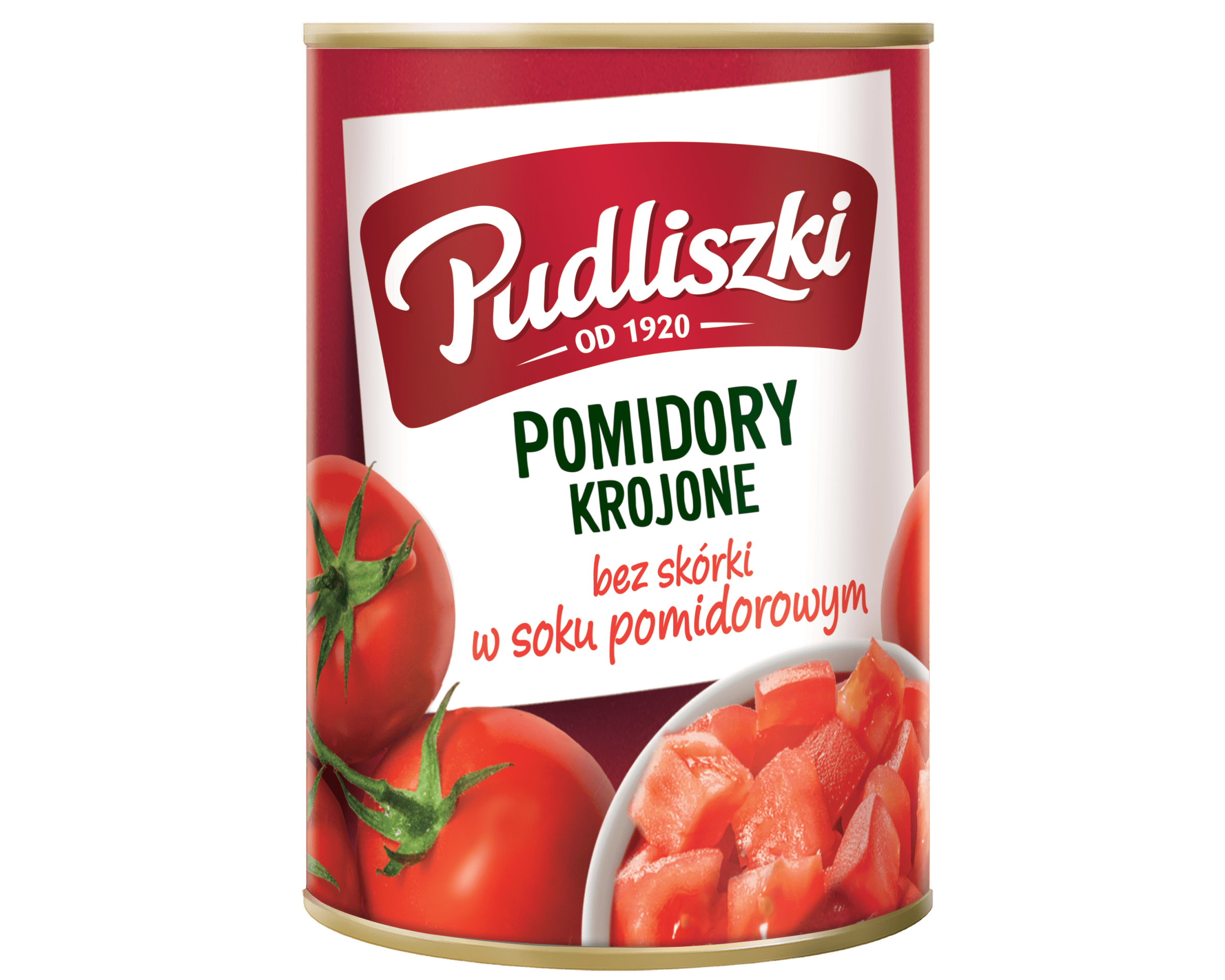 Pomidory krojone bez skórki w puszce 400 g