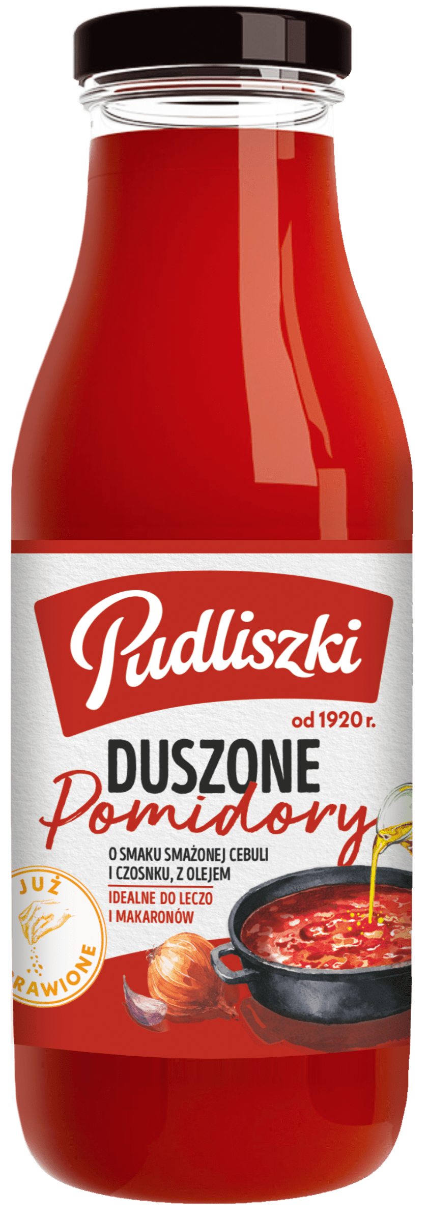 Duszone Pomidory Przecierowy Sos Pomidorowy 500 g