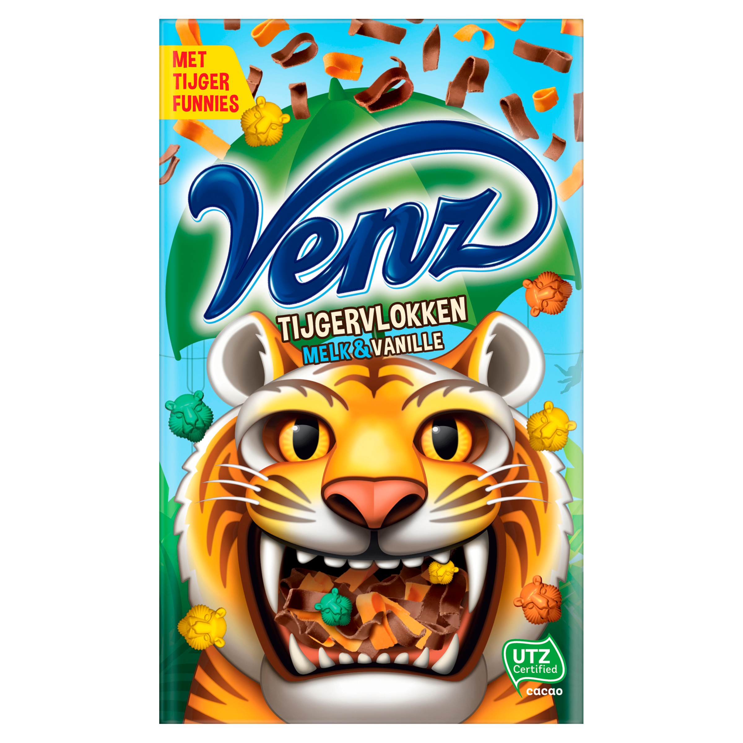Tijgervlokken Melk & Vanillesmaak 200 g Doos