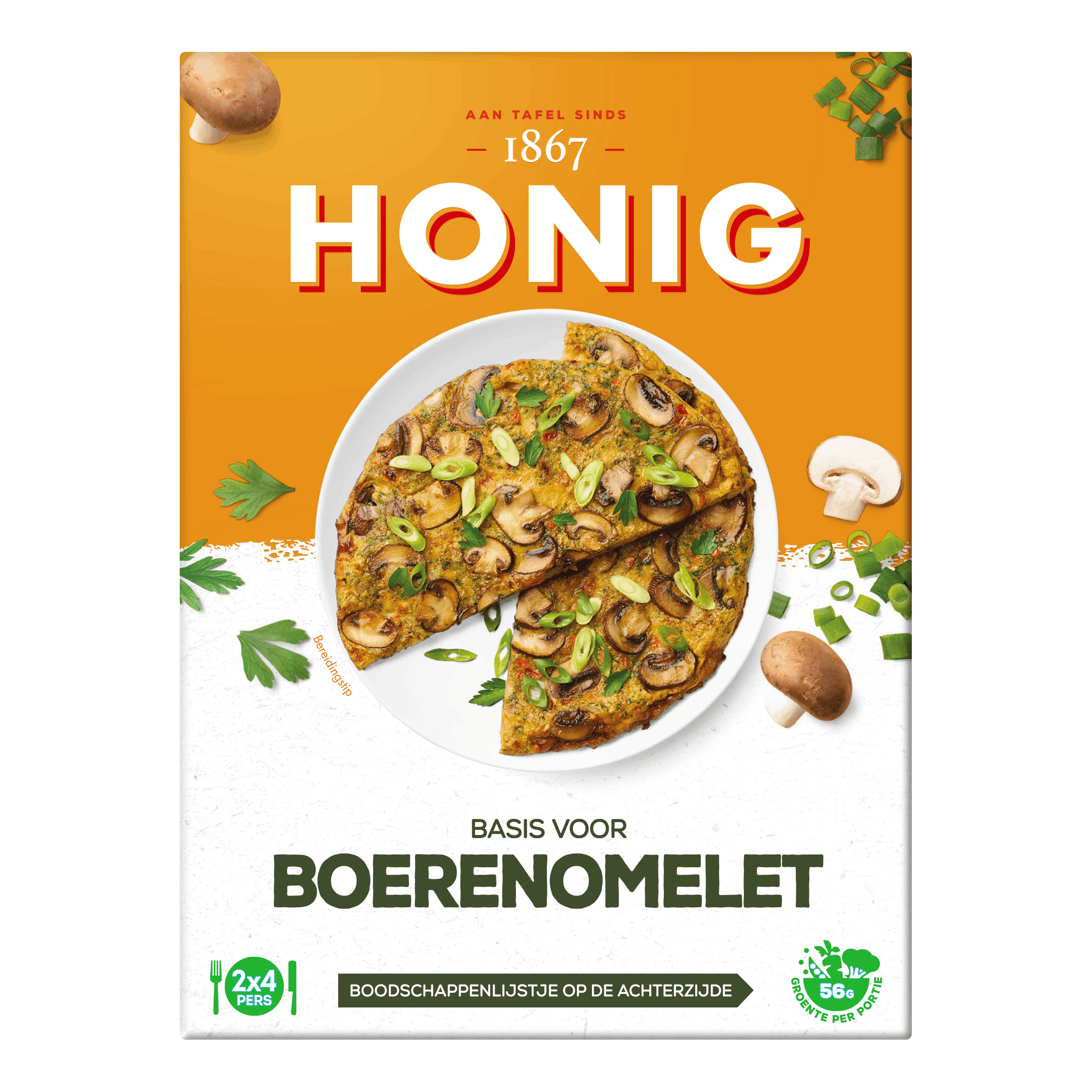 Boerenomelet 2 x 19 g Doos