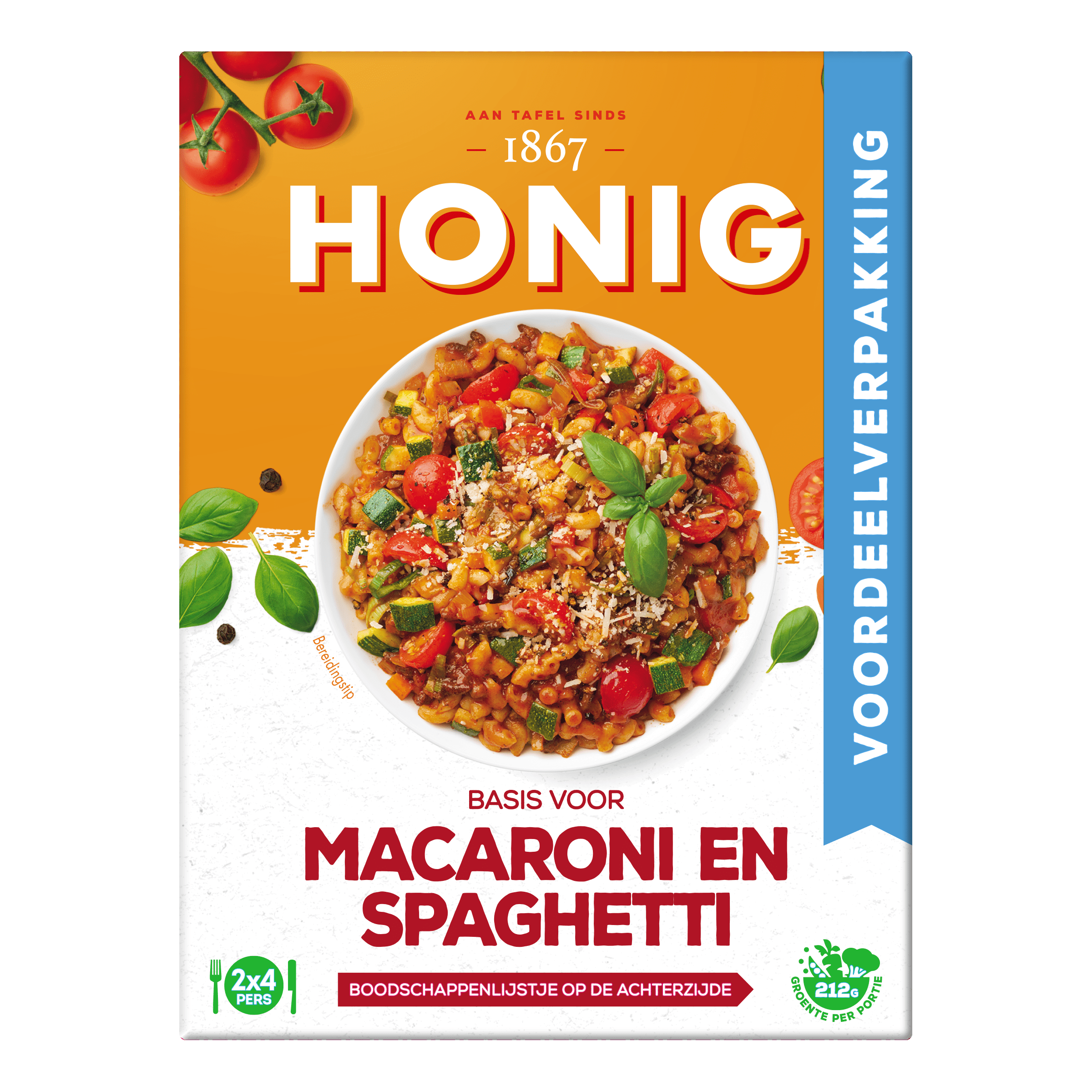 Macaroni en Spaghetti Voordeelverpakking 2 x 41 g Doos