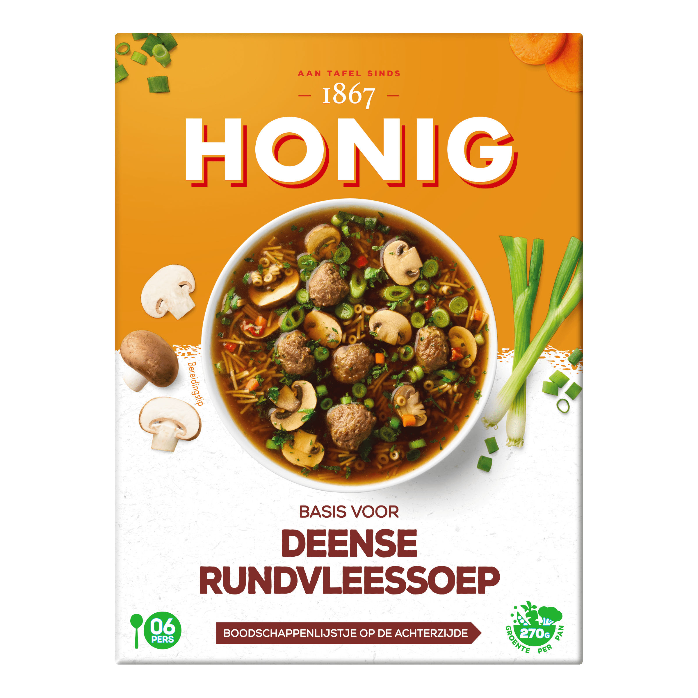 Deense Rundvleessoep 74 g Doos