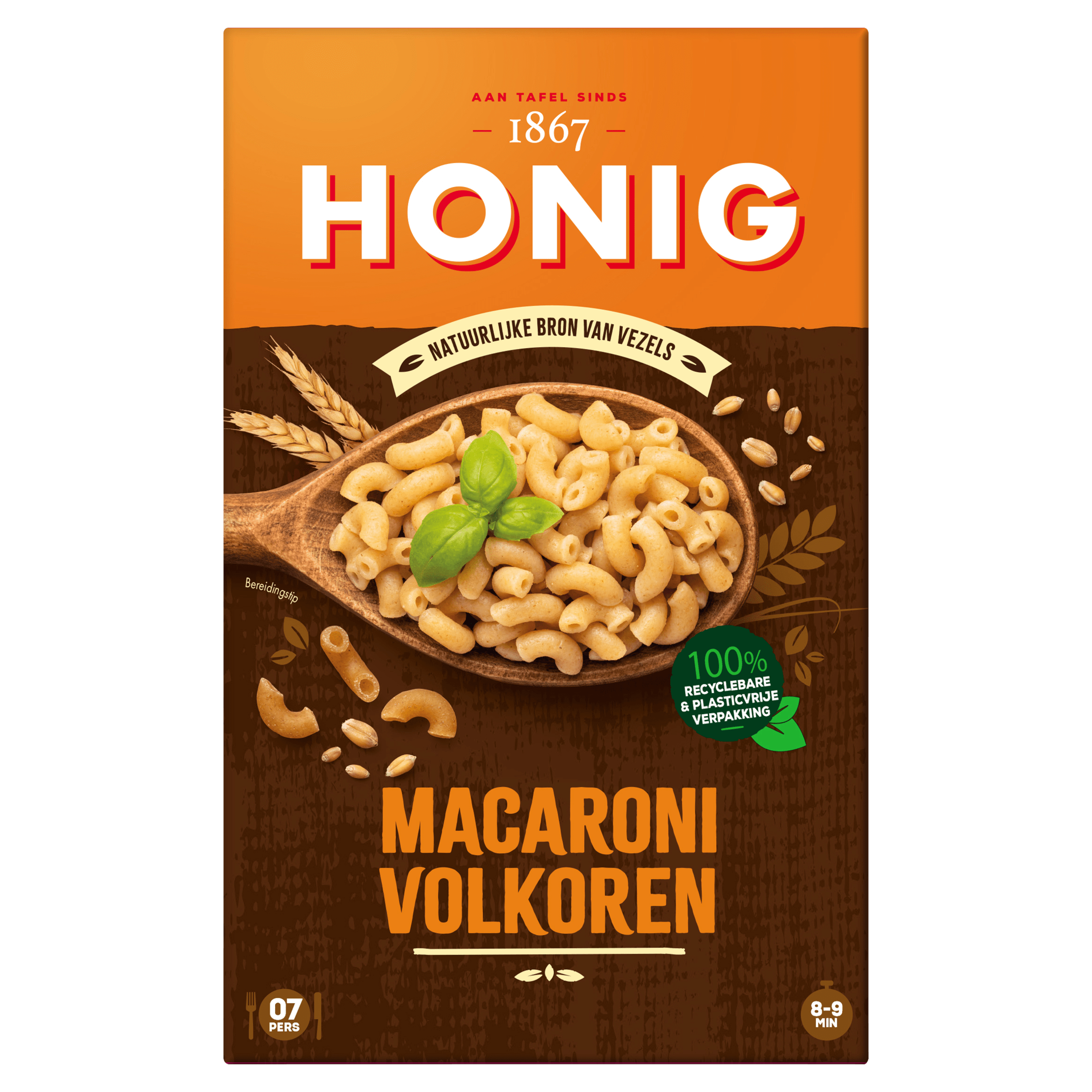 Macaroni Volkoren 550 g Doos