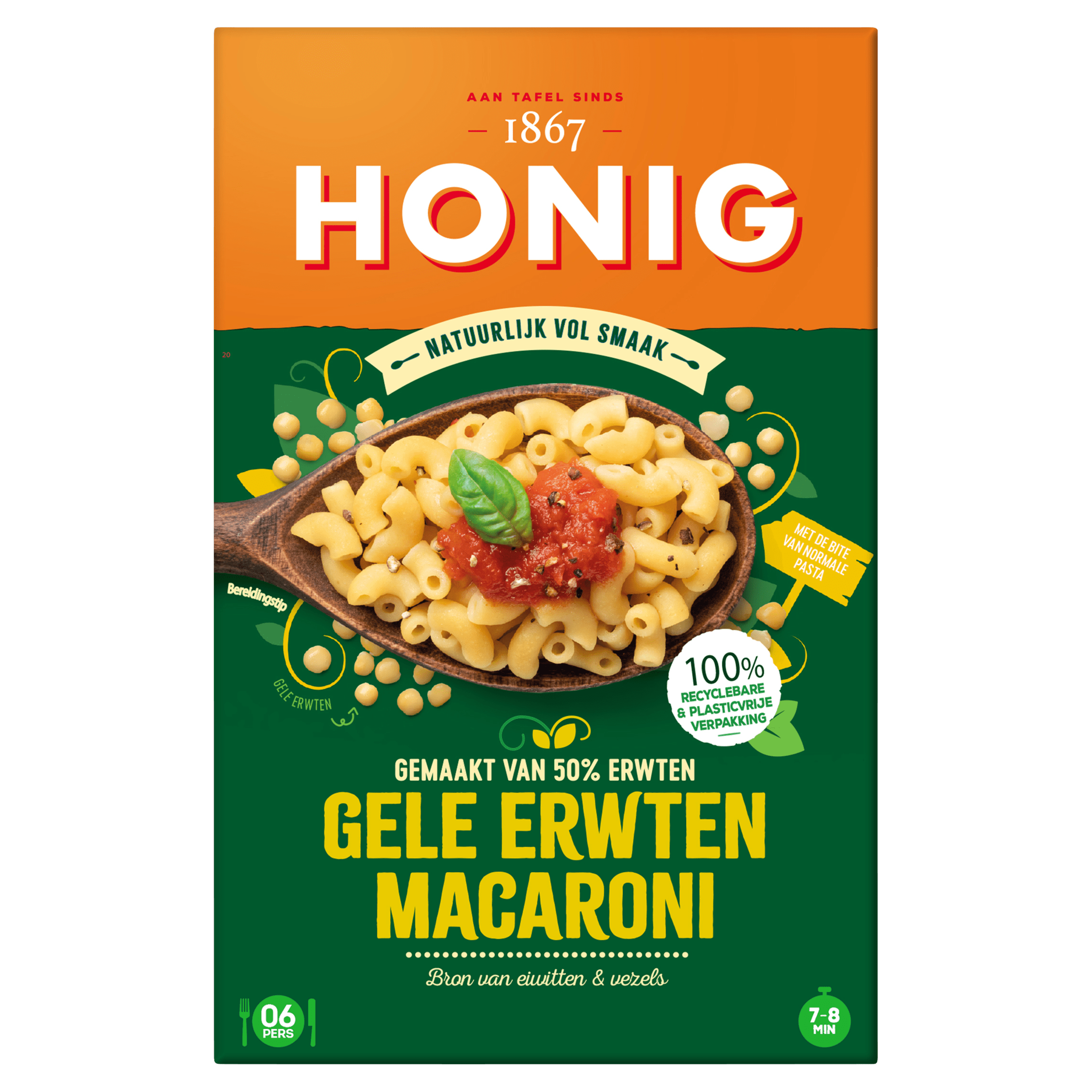 Gele Erwten Macaroni