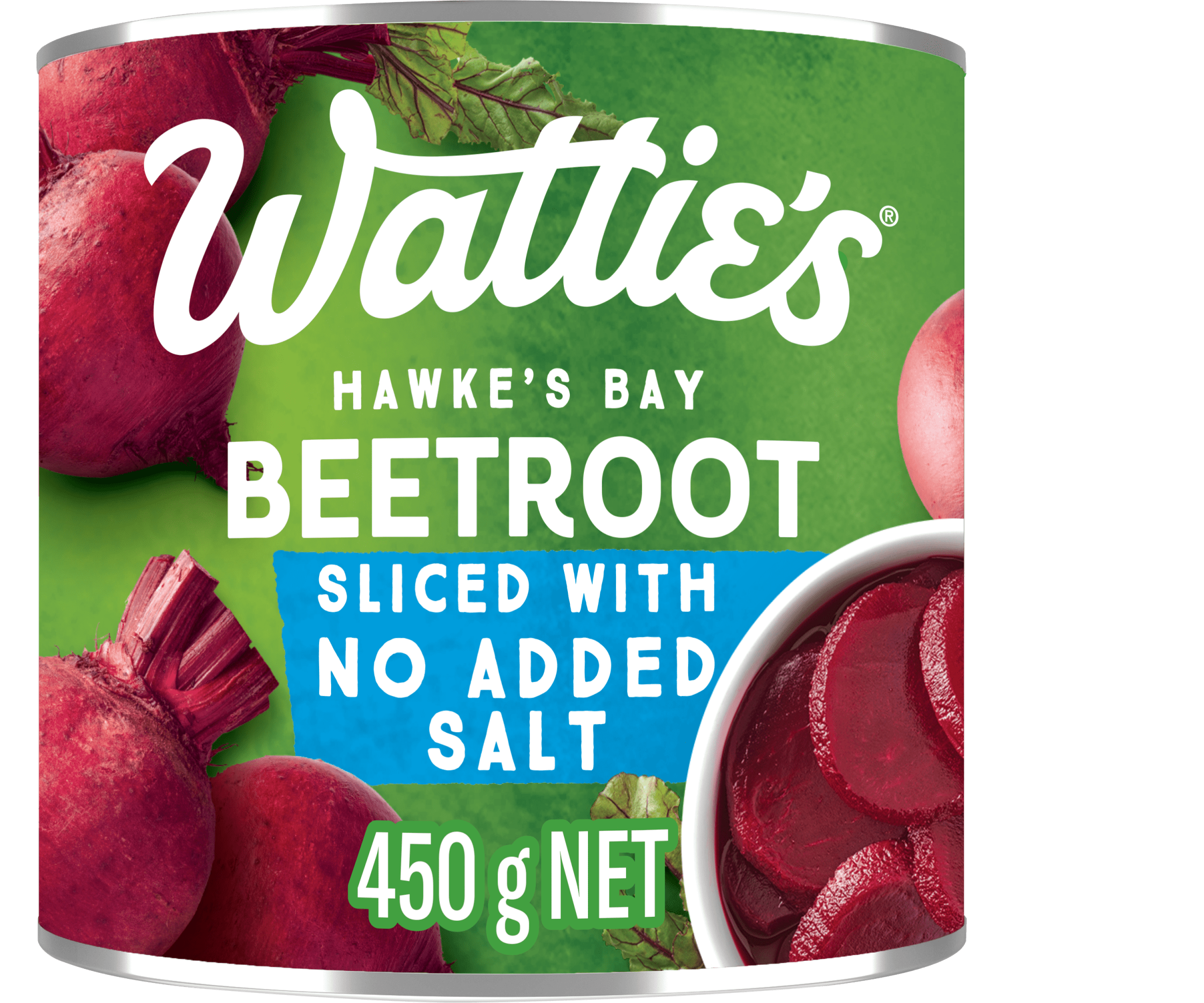 Wattie’s® Beetroot Sliced with No Added Salt 450g