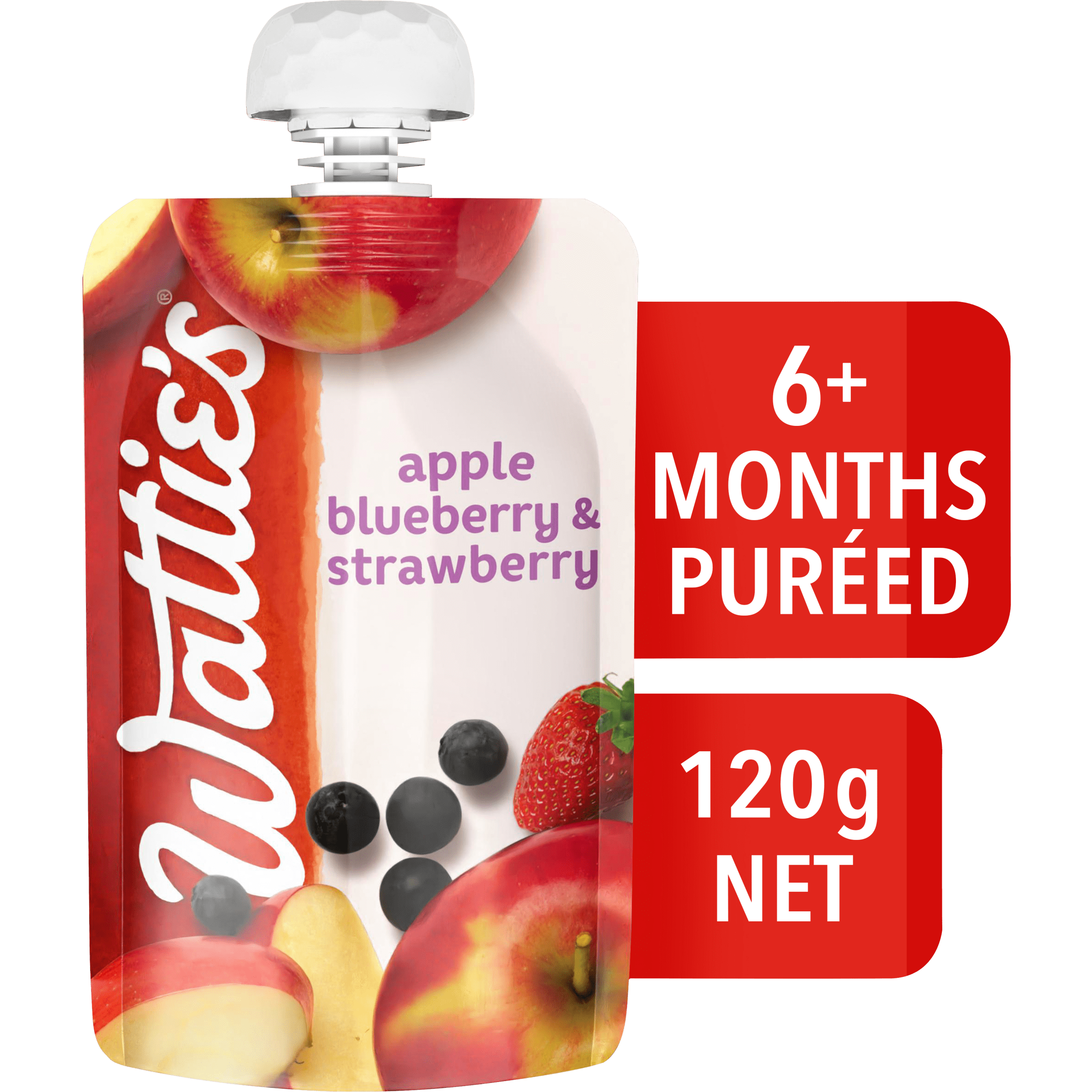 Wattie's® Apple, Blueberry & Strawberry 6+ months 120 g