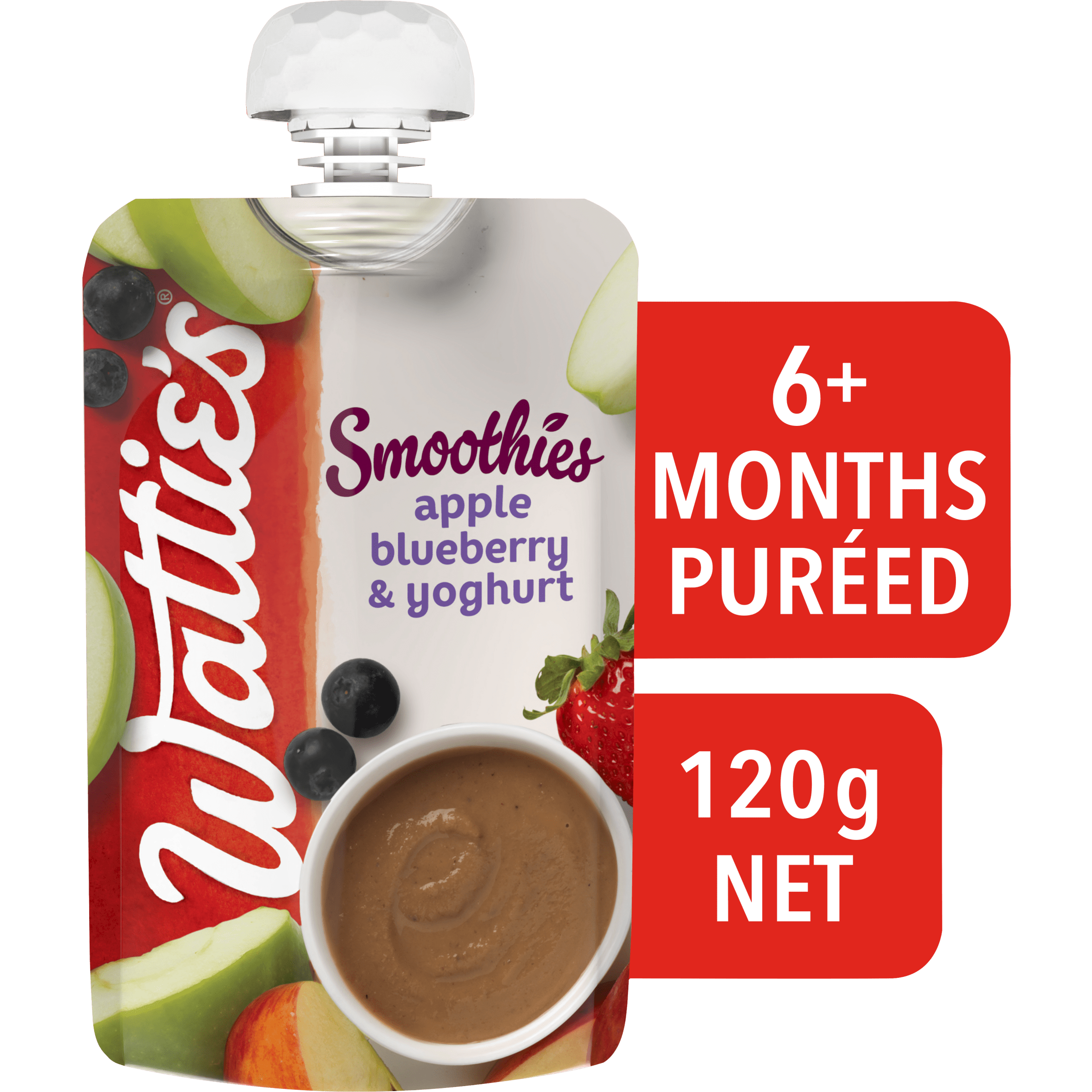 Wattie's® Smoothies Apple Blueberry & Yoghurt 6+ months 120 g