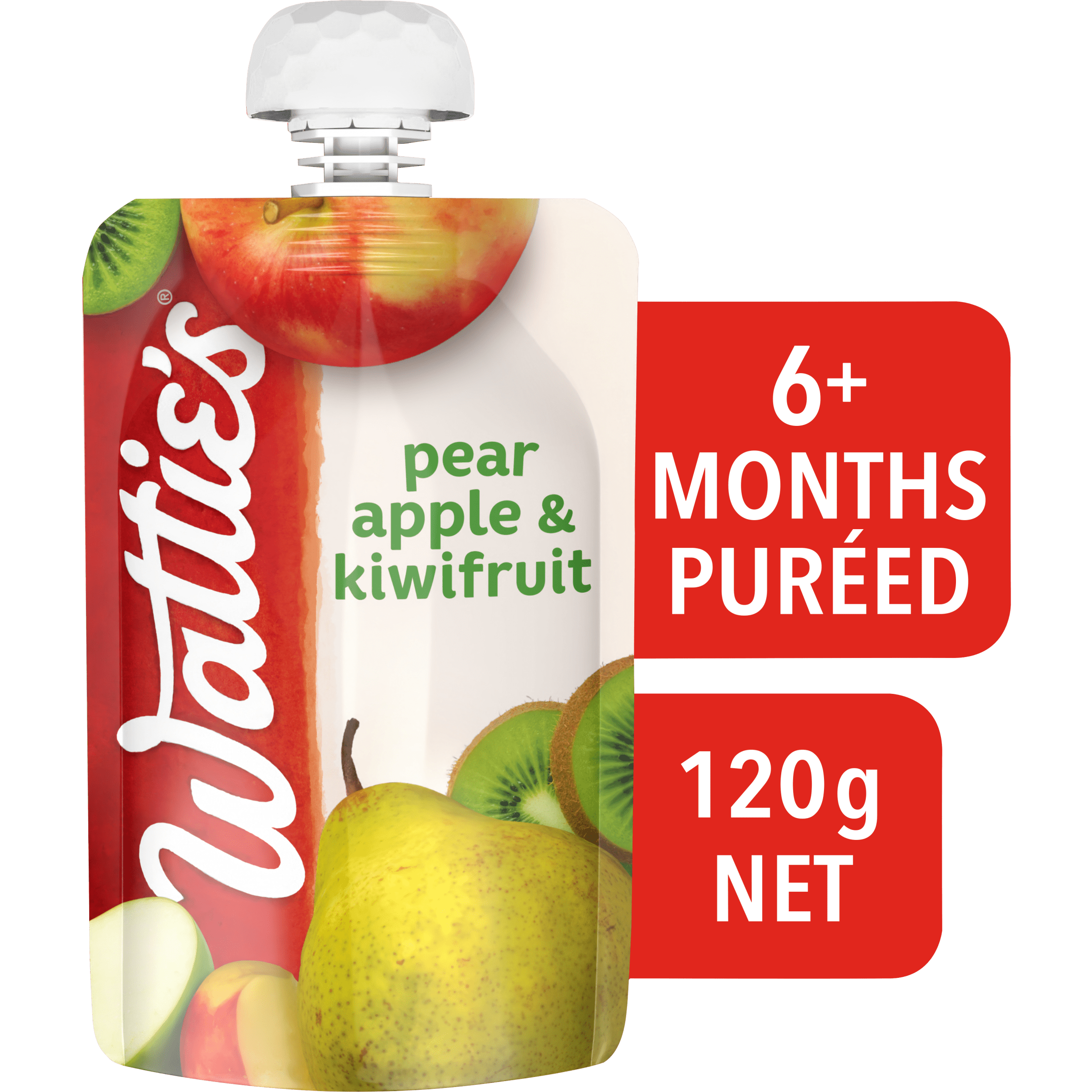 Wattie's® Pear, Apple & Kiwifruit 6+ months 120 g