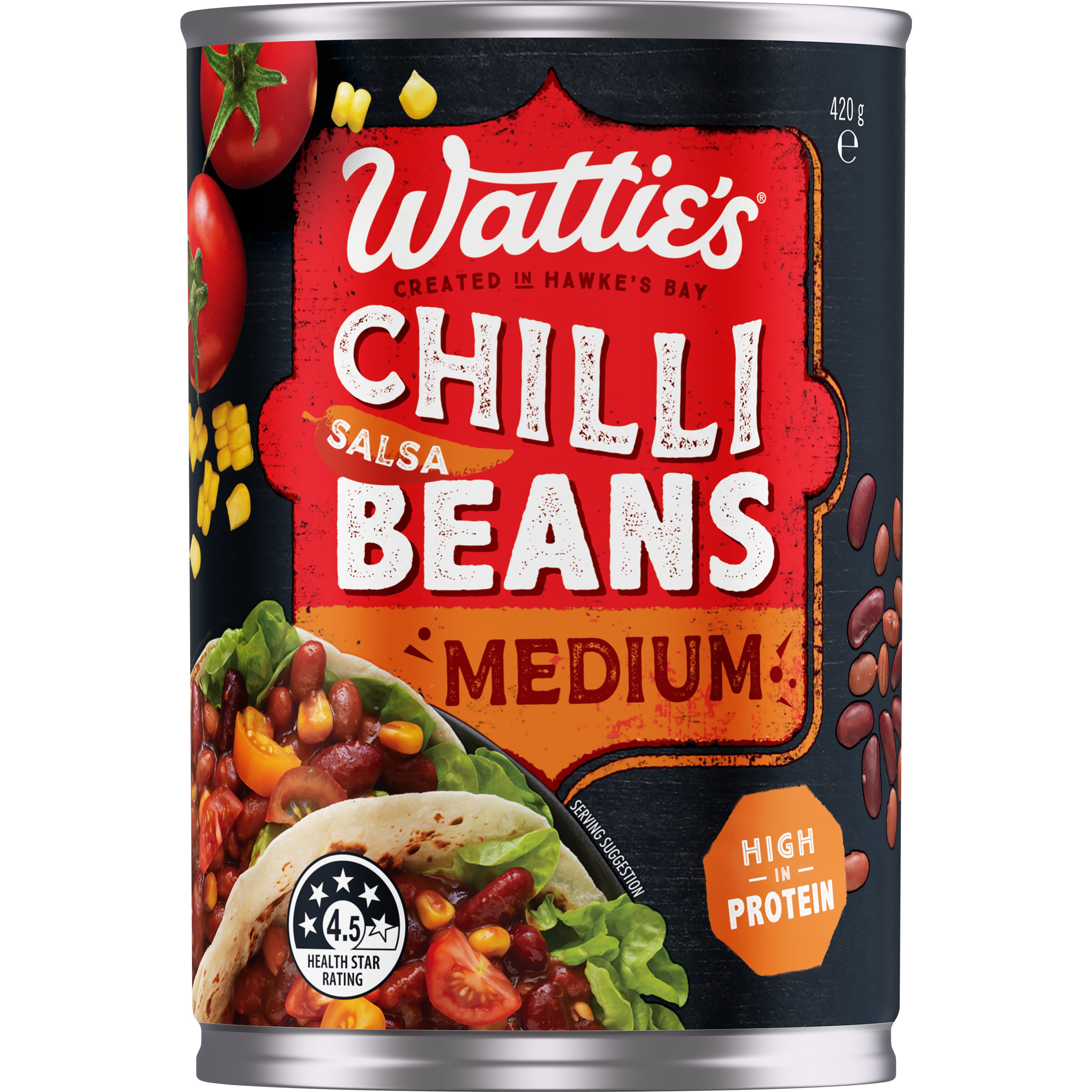Wattie's® Salsa Chilli Beans Medium 420g