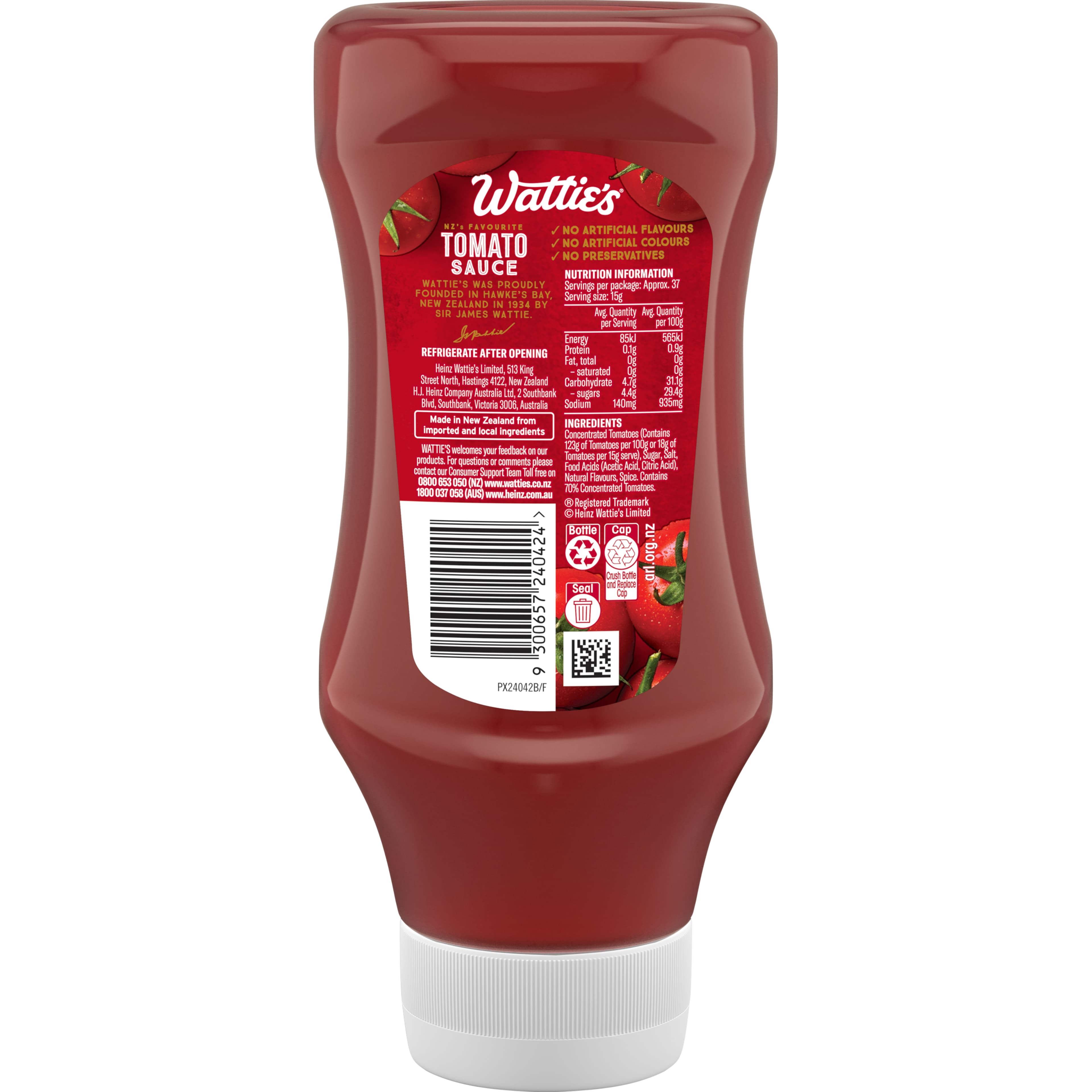 Wattie's® Tomato Sauce 560g