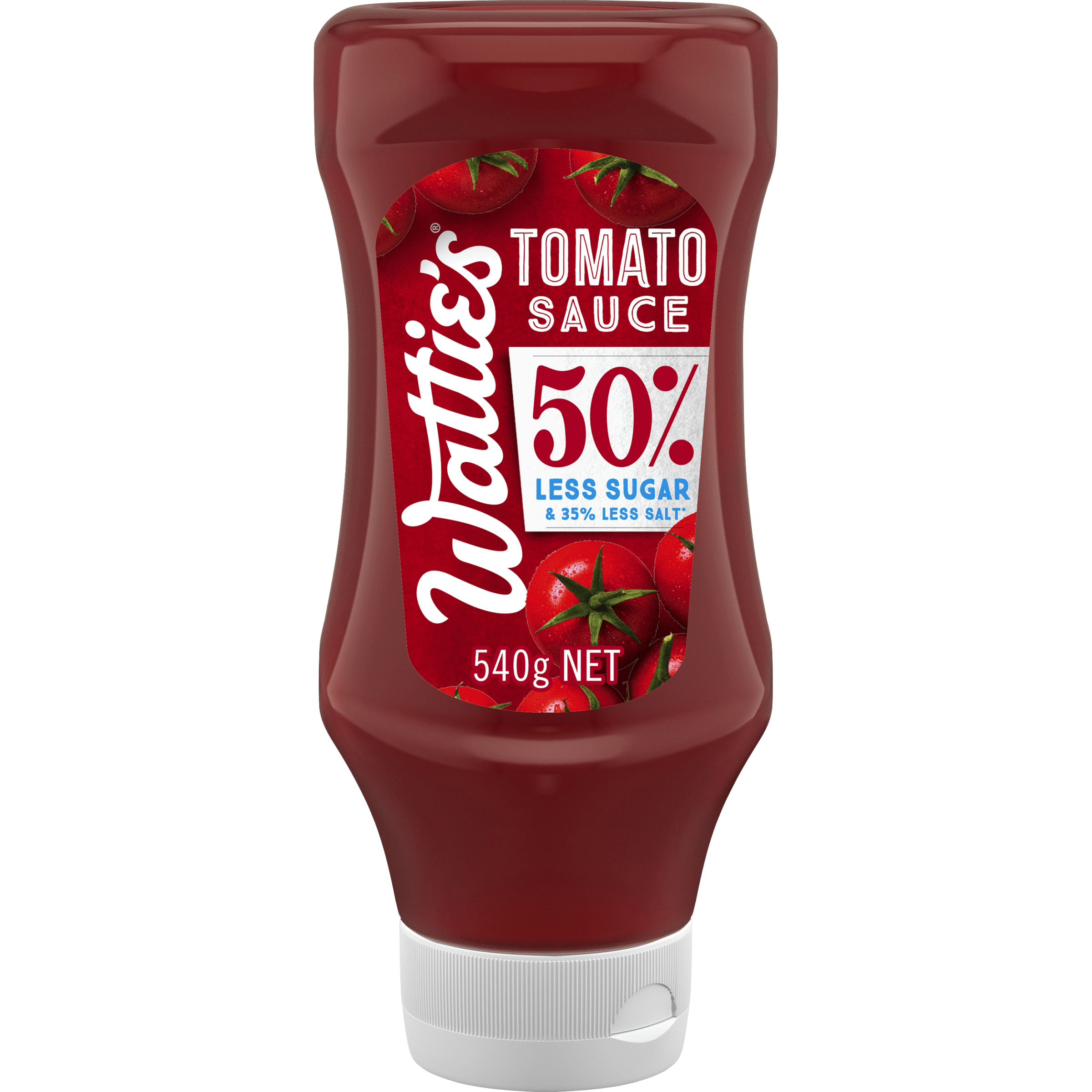 Wattie's® Tomato Sauce 50% Less Sugar* 540g