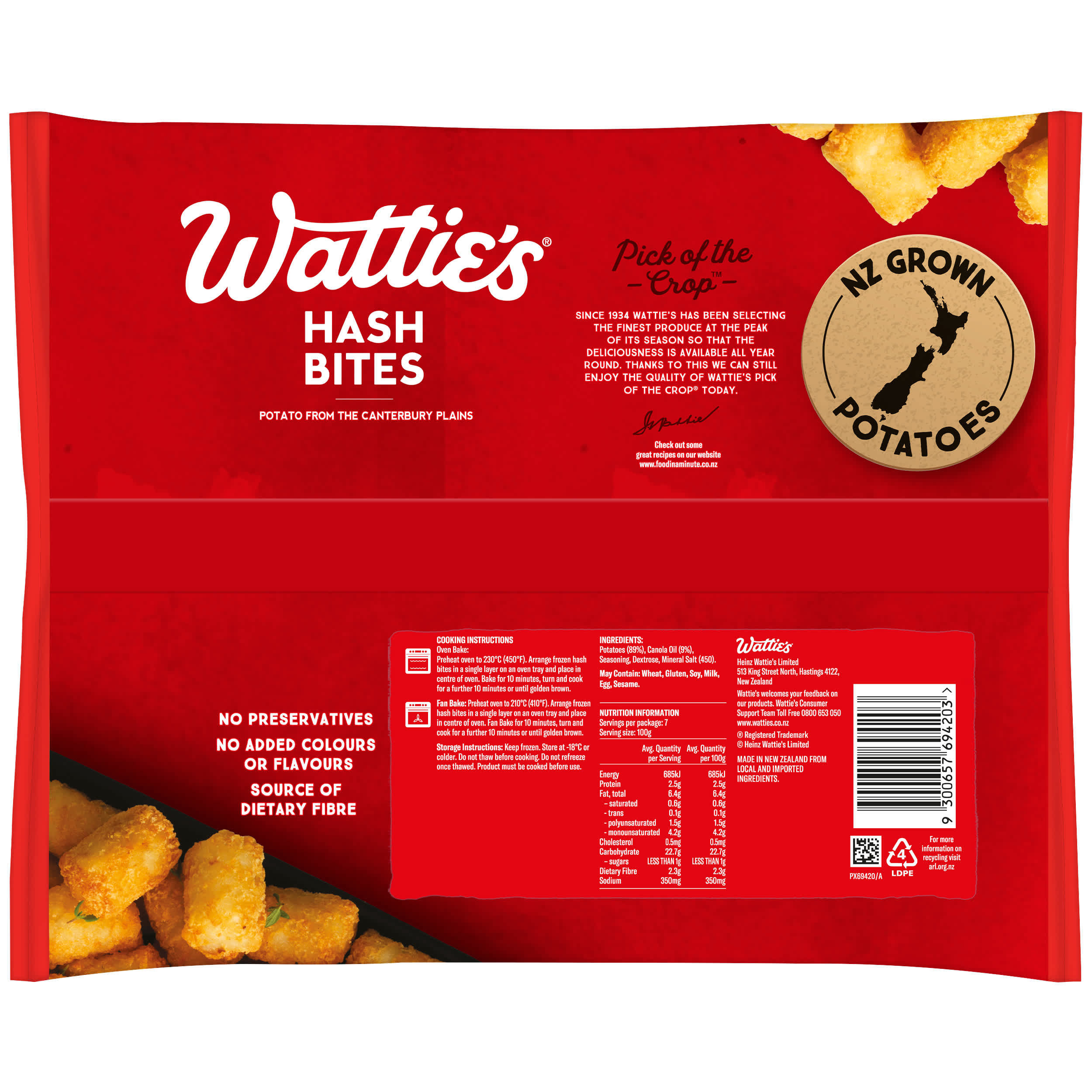 Wattie's® Hash Bites 700g