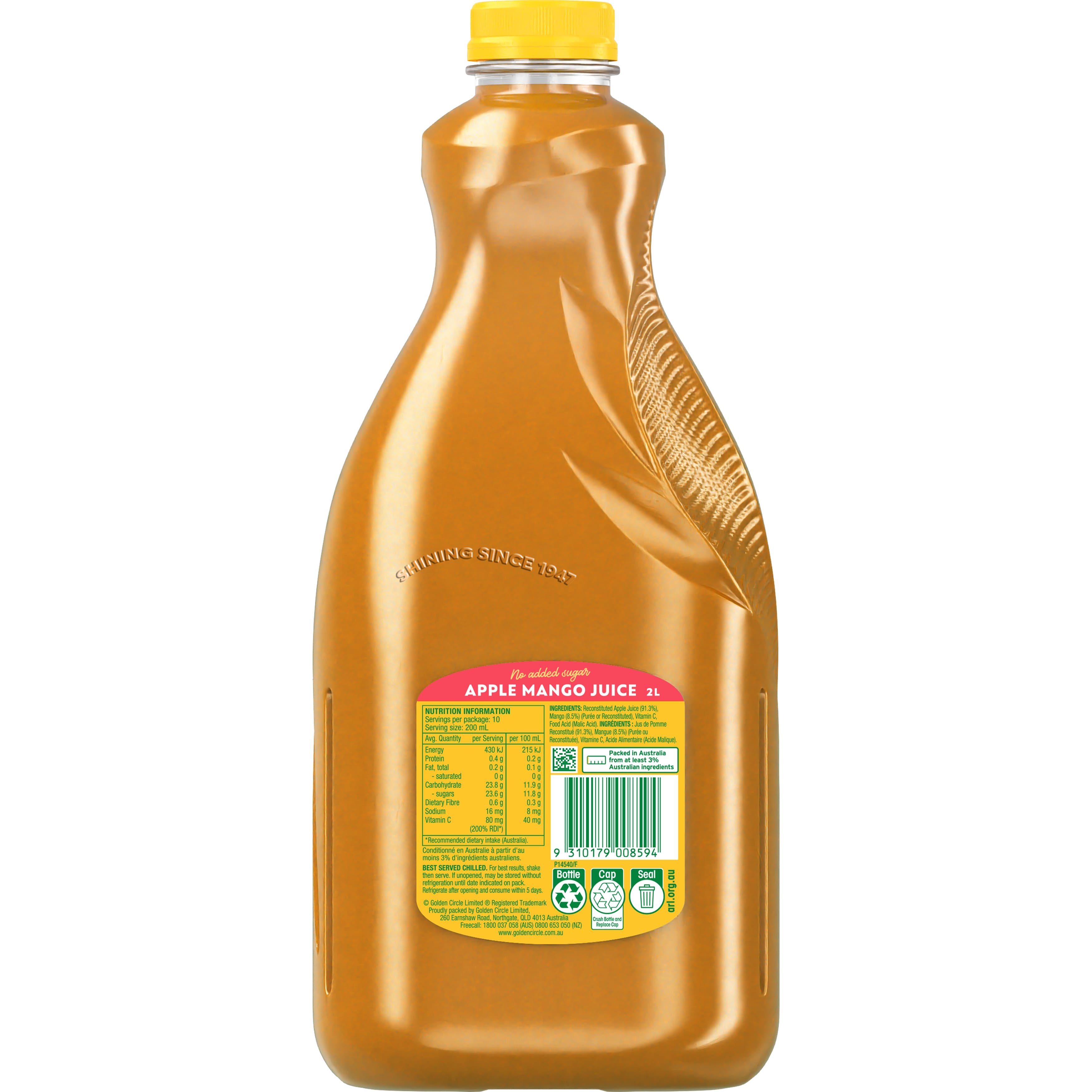 Golden Circle® Apple Mango Juice 2 Litre