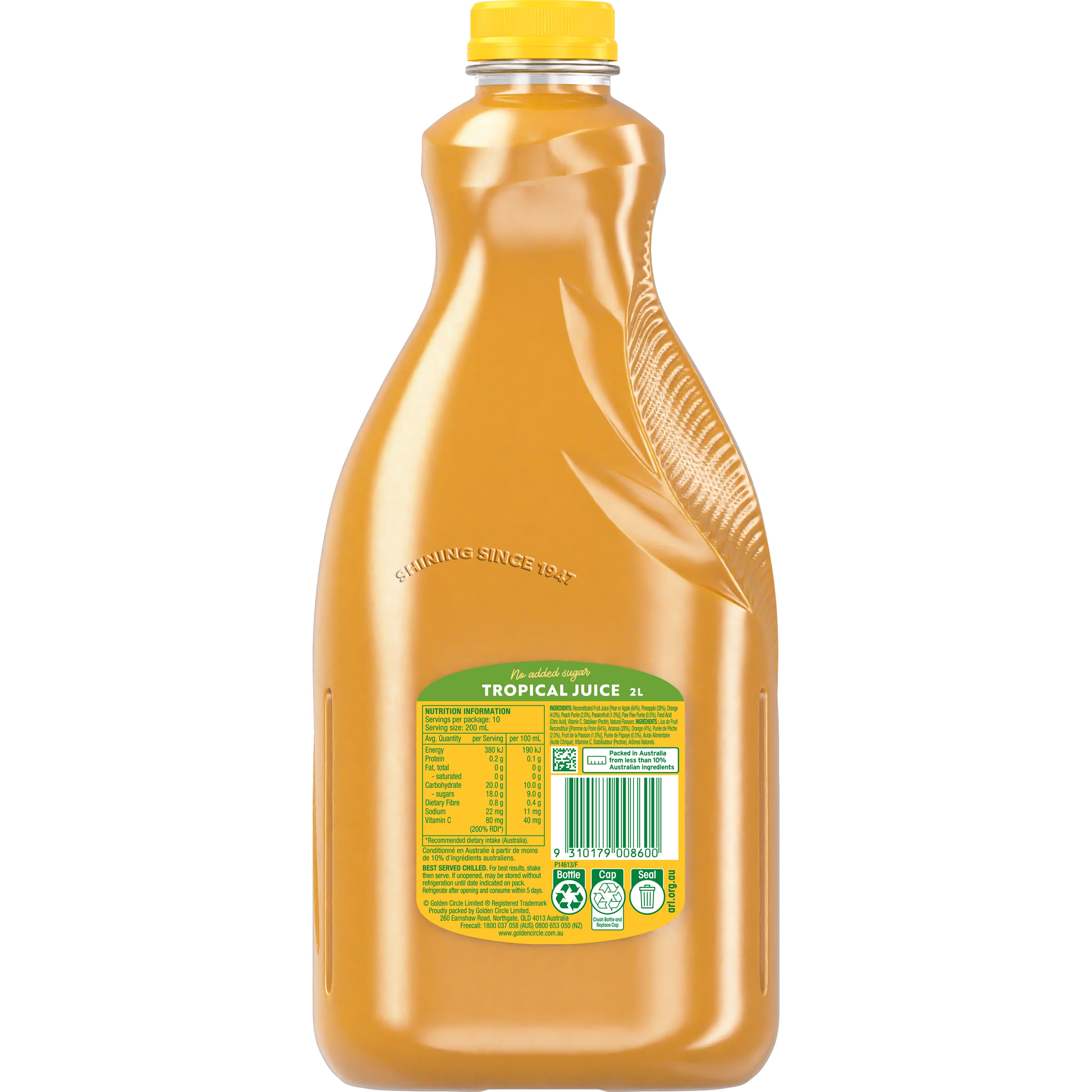 Golden Circle® Tropical Juice 2 Litre