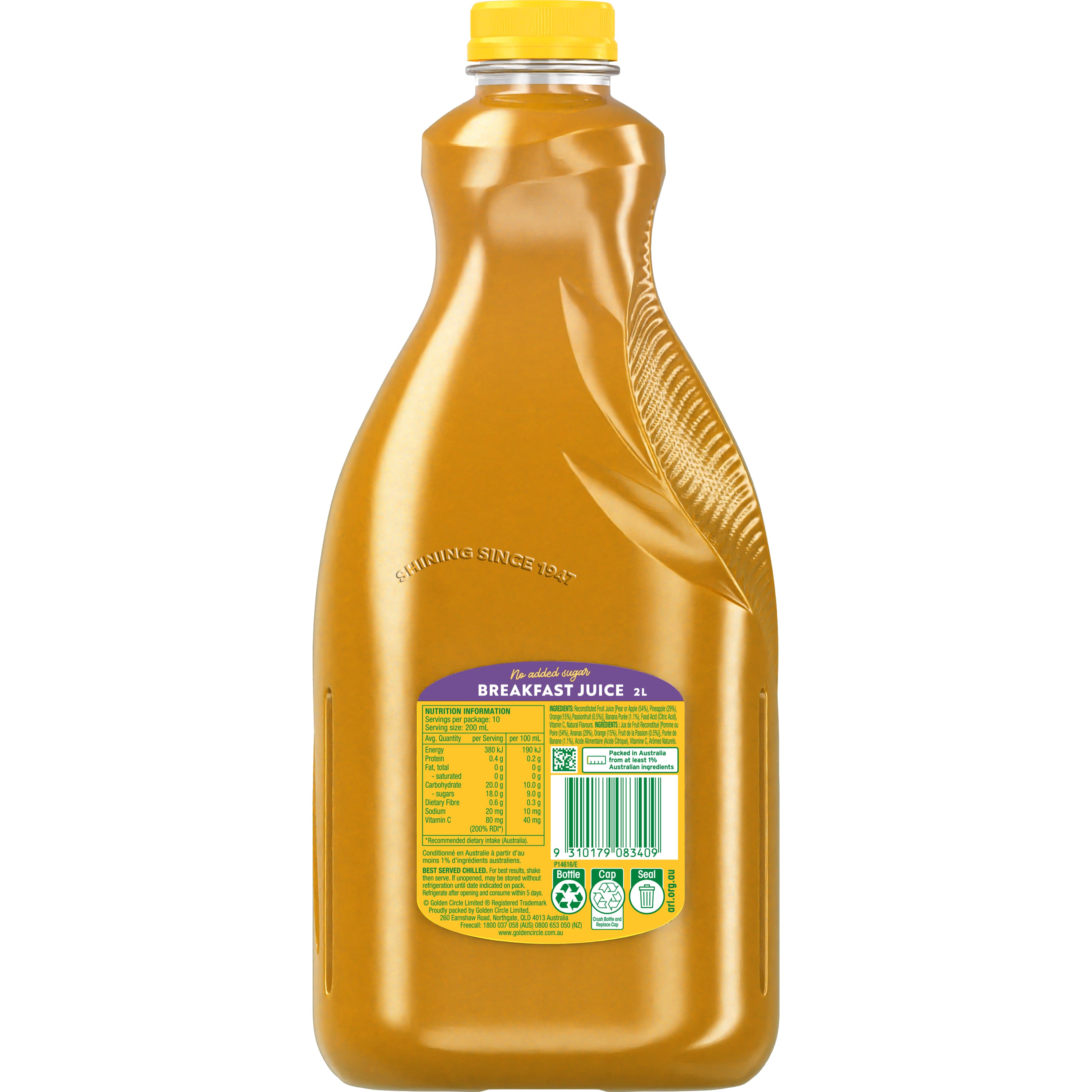 Golden Circle® Breakfast Juice 2 Litre