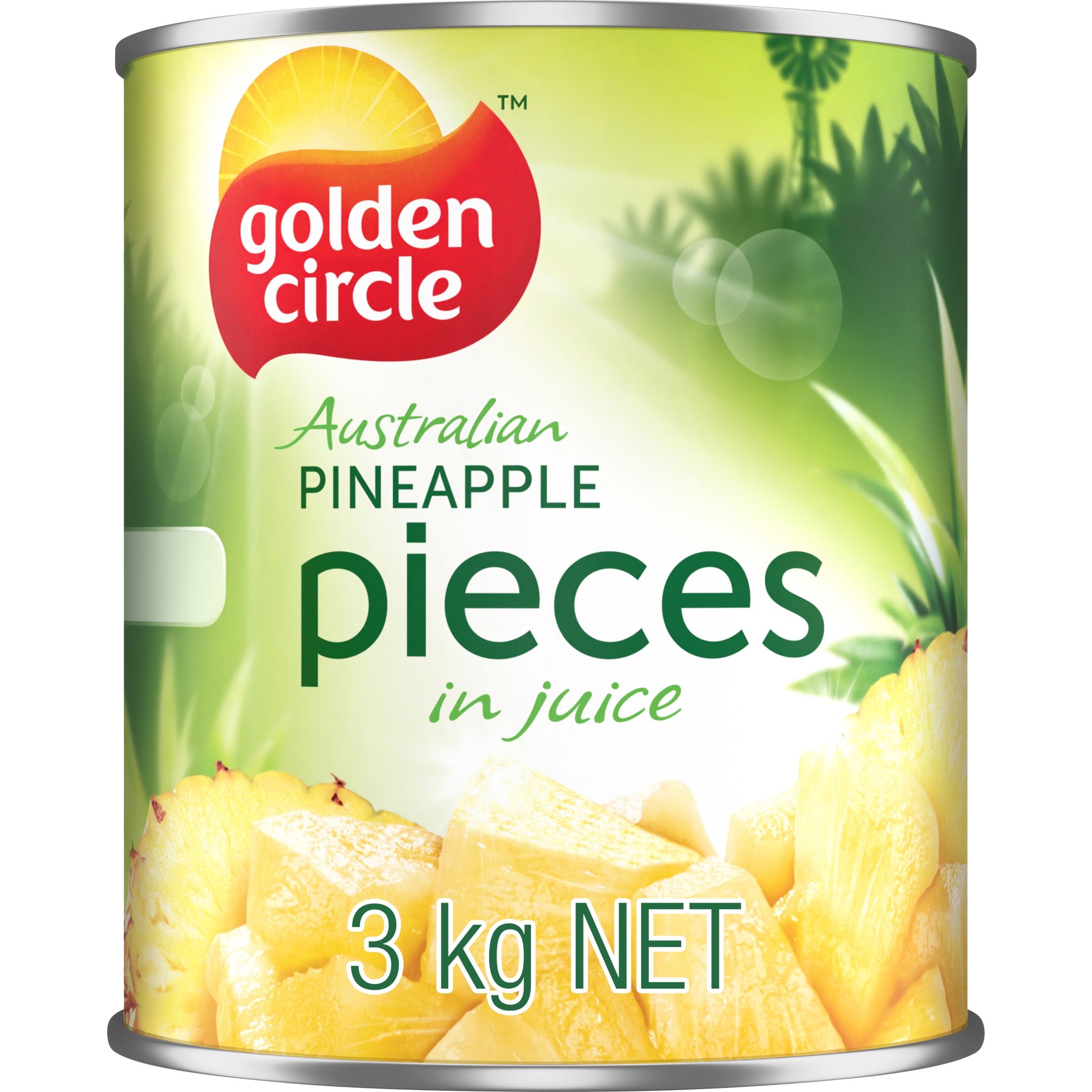 Golden Circle® Pineapple Pieces in Juice 3 kg