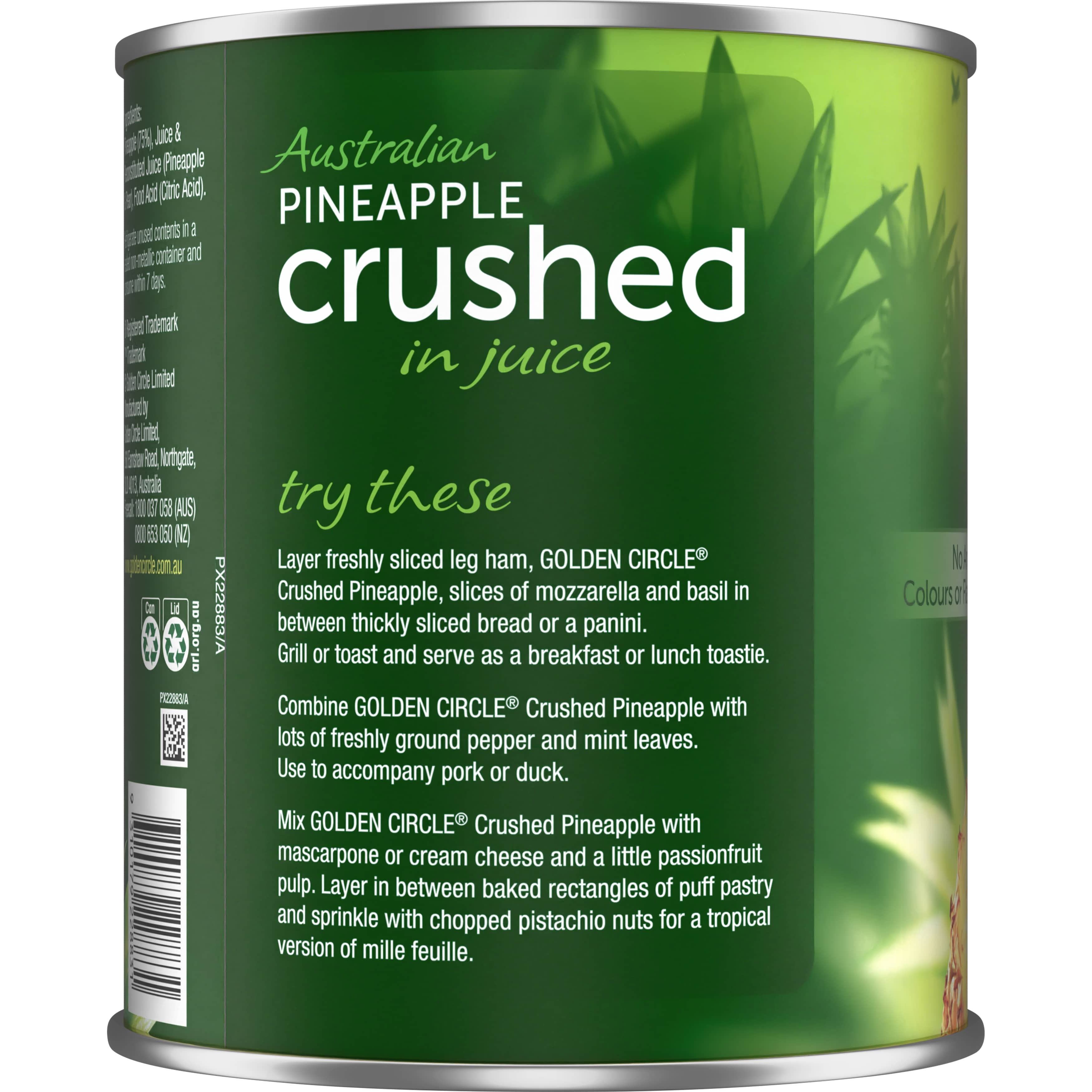 Golden Circle® Pineapple Crushed in Juice 3 kg