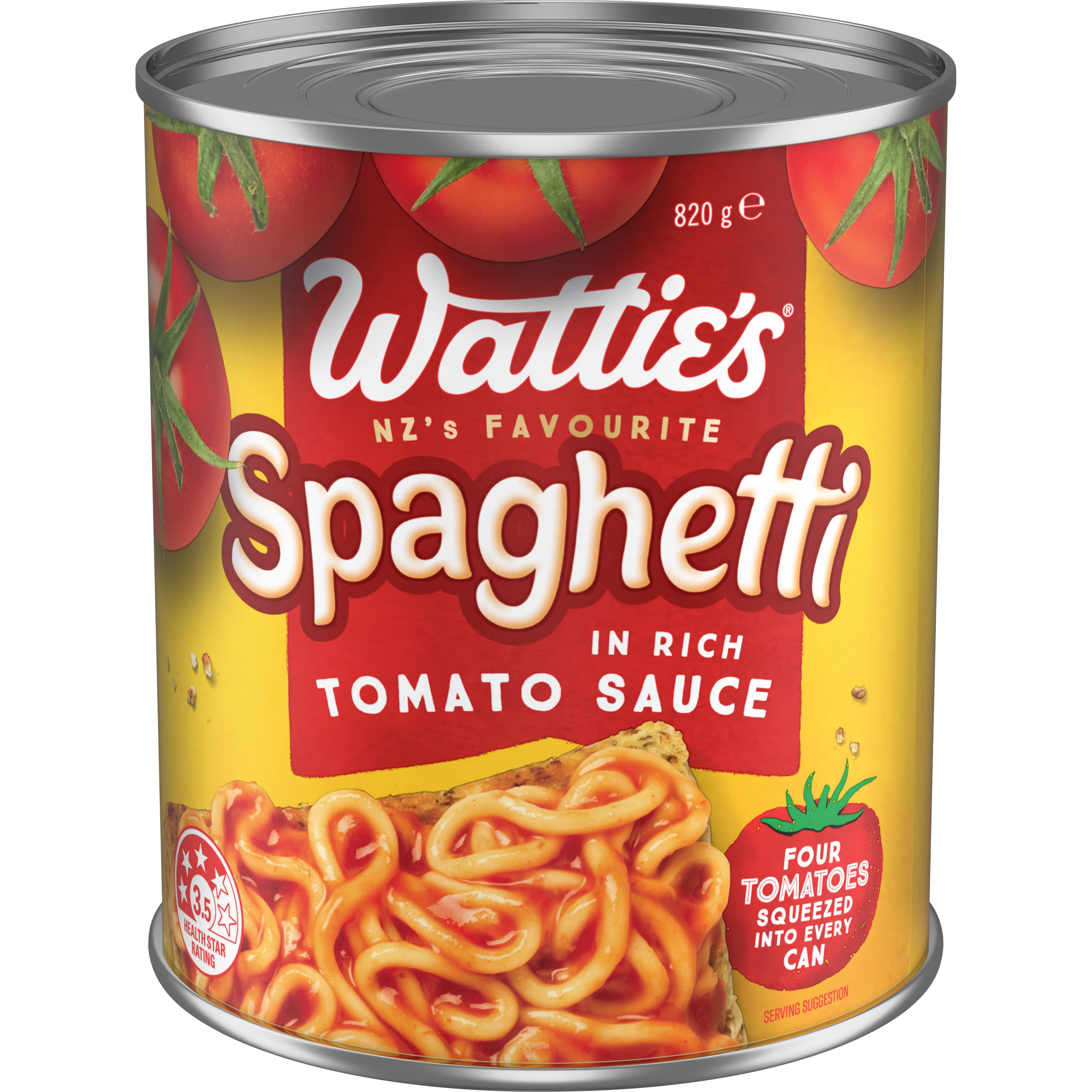 Wattie's® Spaghetti in Rich Tomato Sauce 820g