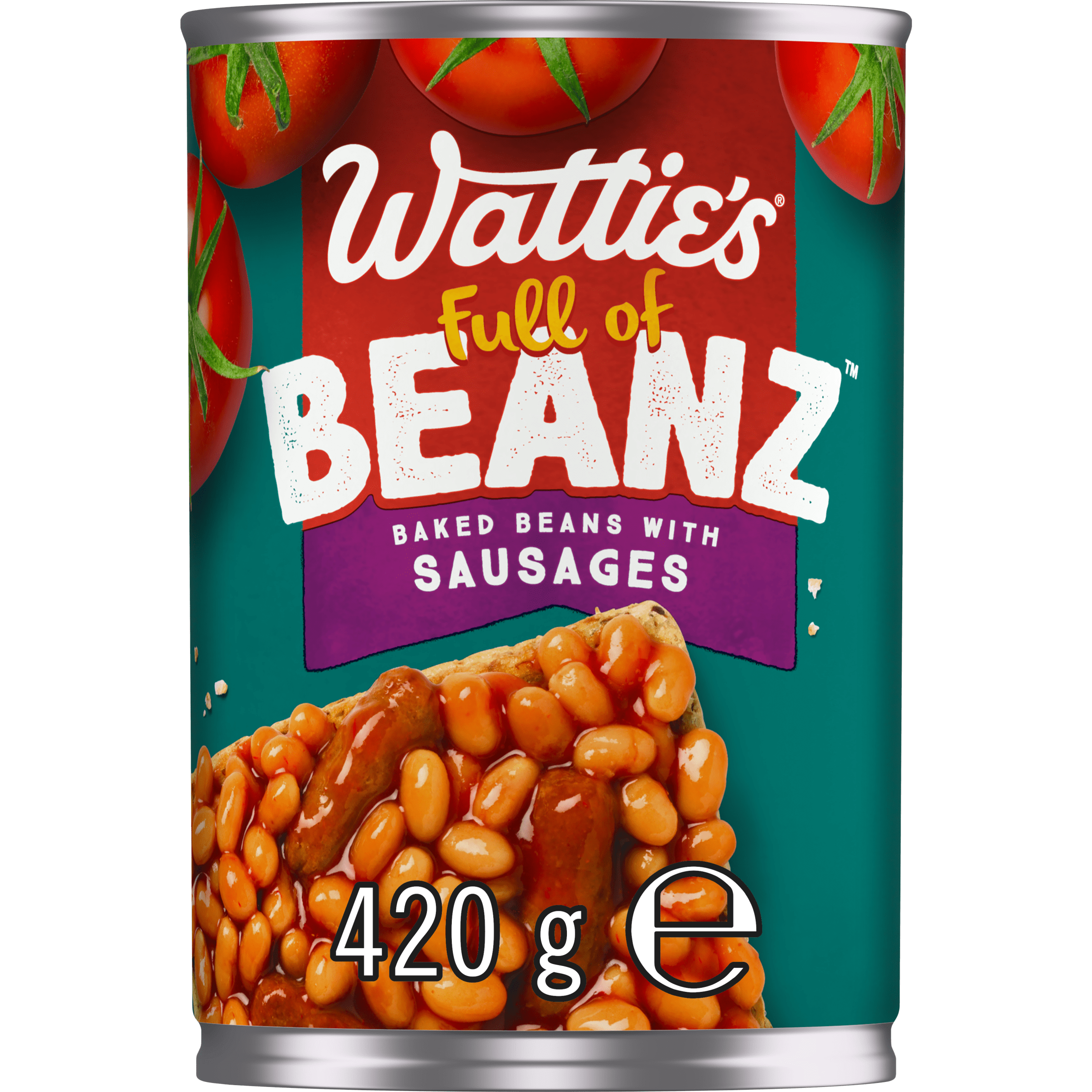 Wattie's® Full of Beanz™ Baked Beans with Sausages 420g