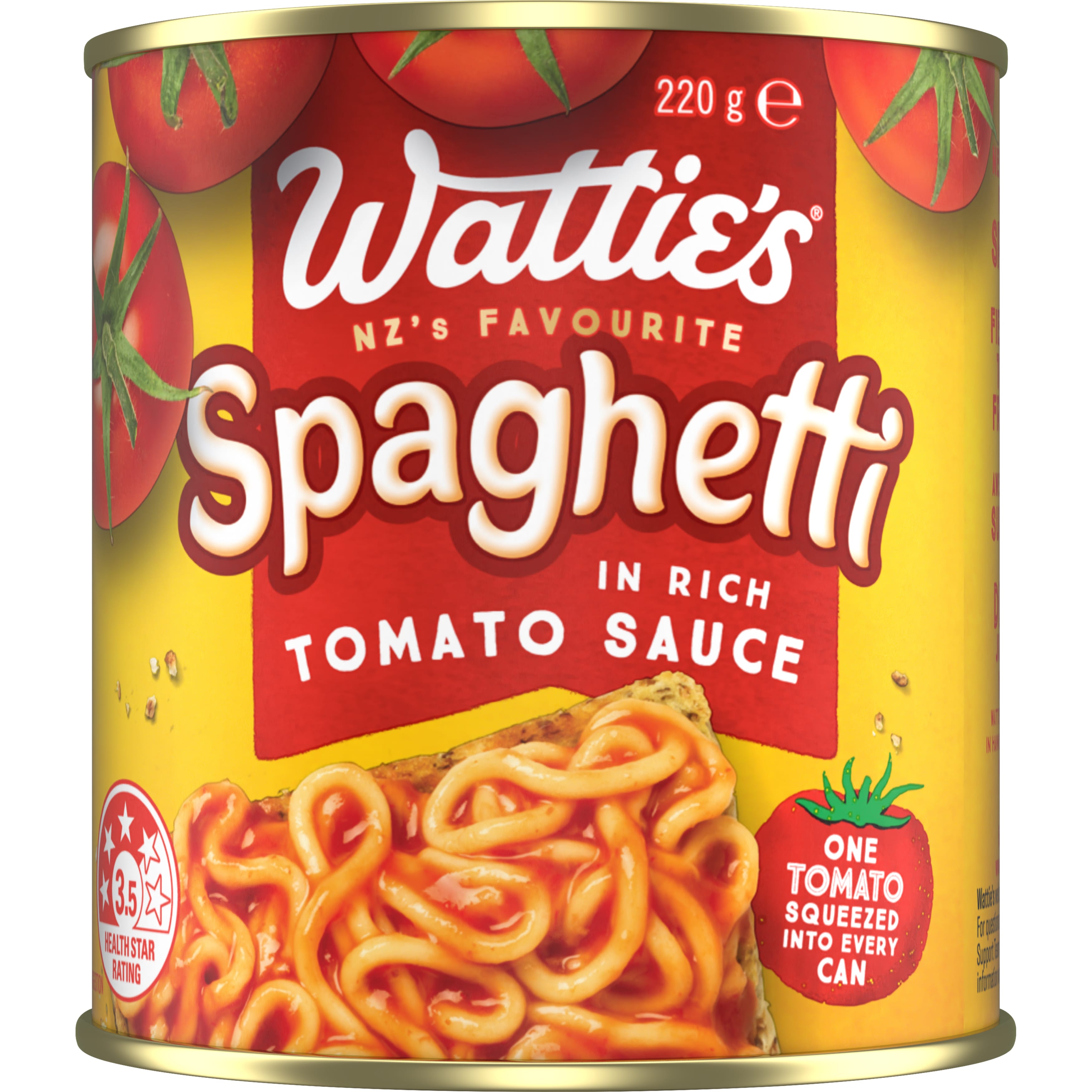 Wattie's® Spaghetti in Tomato Sauce 220g