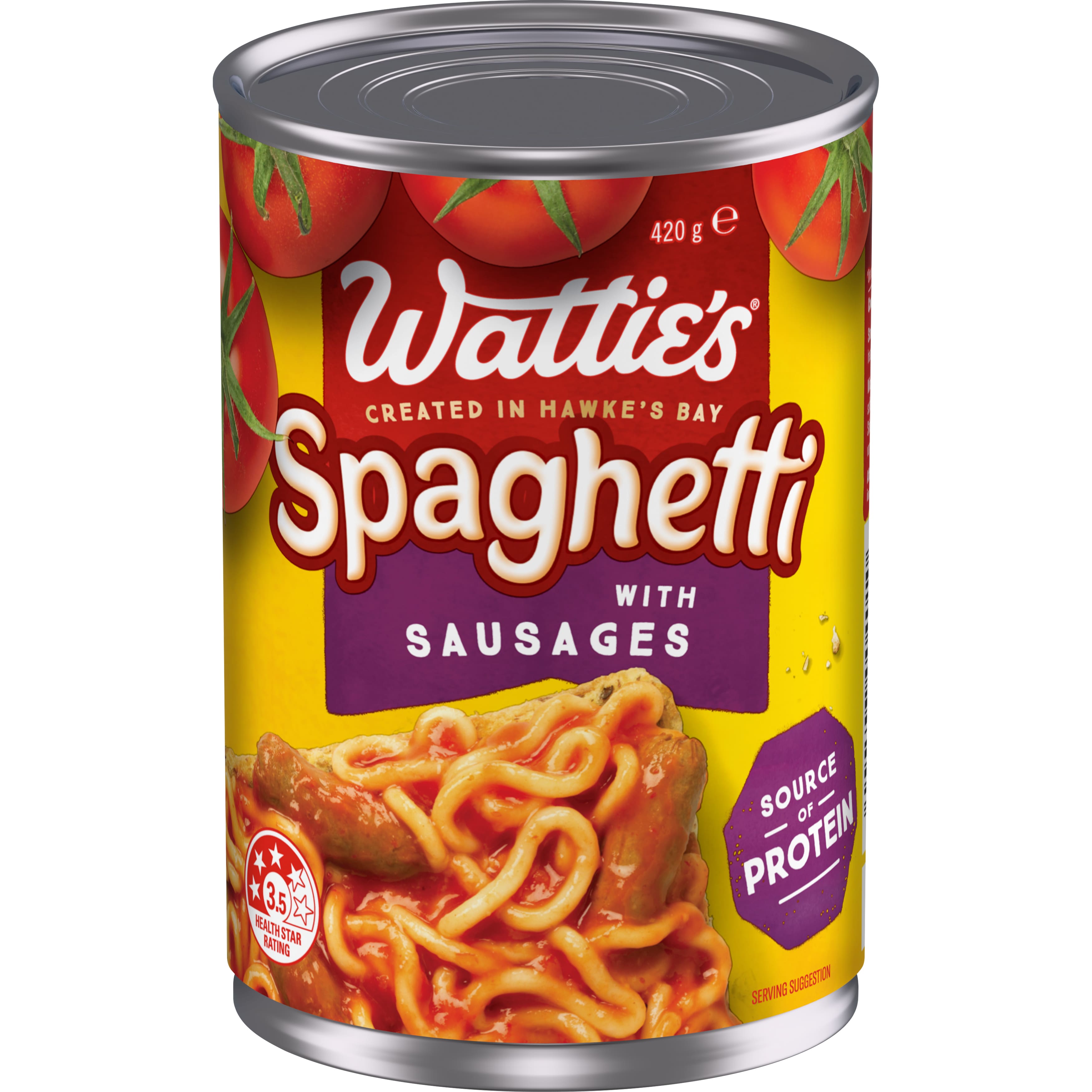 Wattie's® Spaghetti with Sausages  420g
