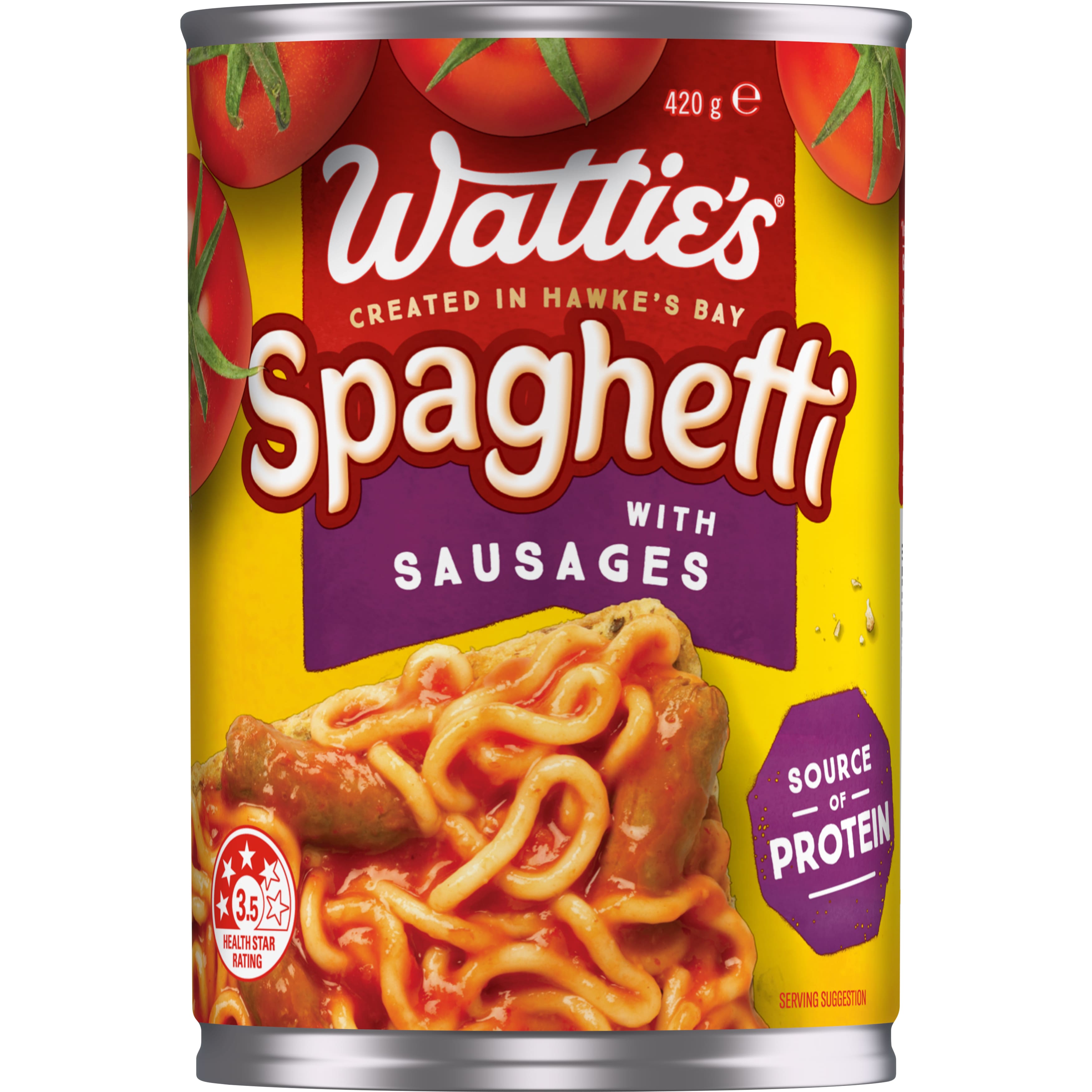 Wattie's® Spaghetti with Sausages  420g