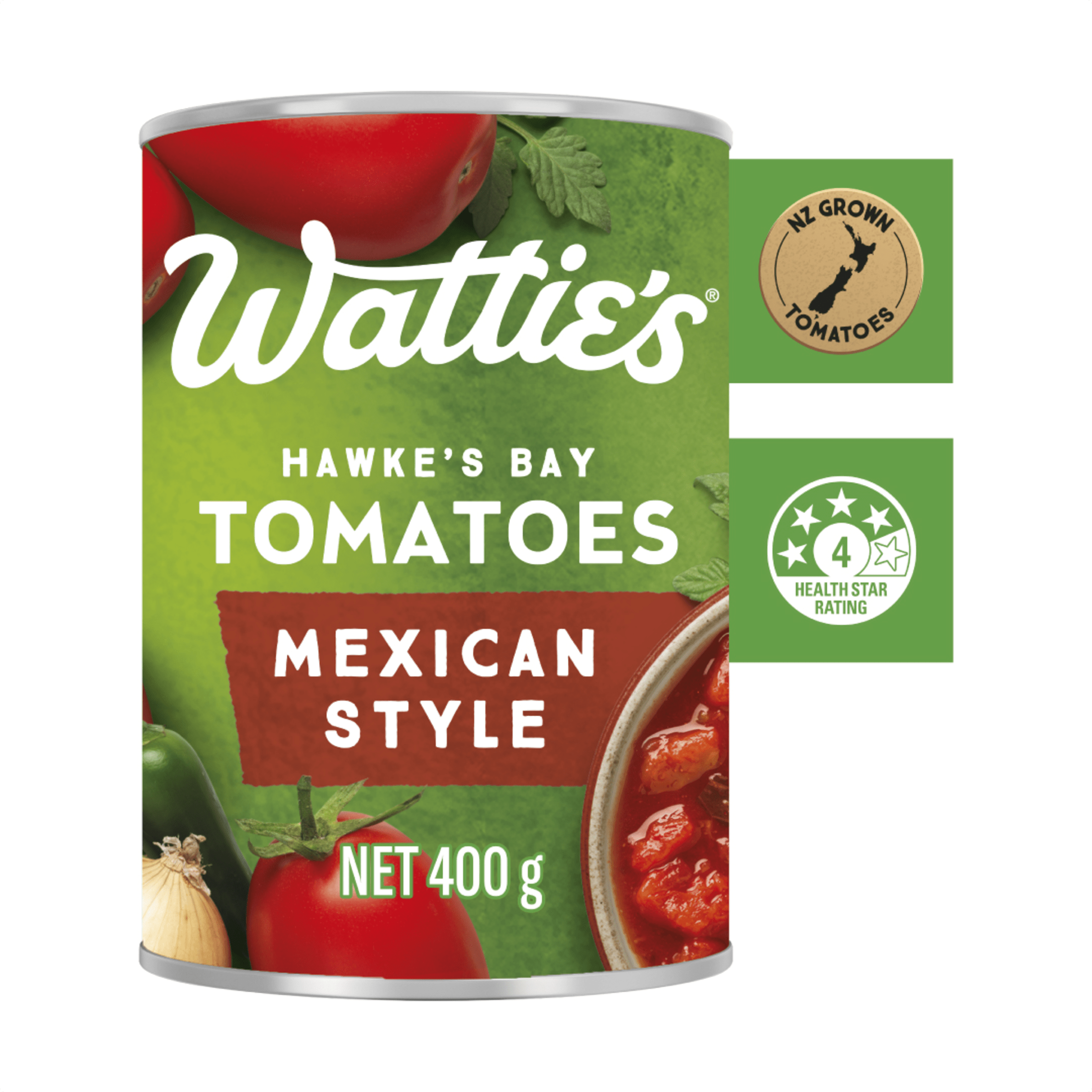 Wattie's® Tomatoes Mexican Style 400g