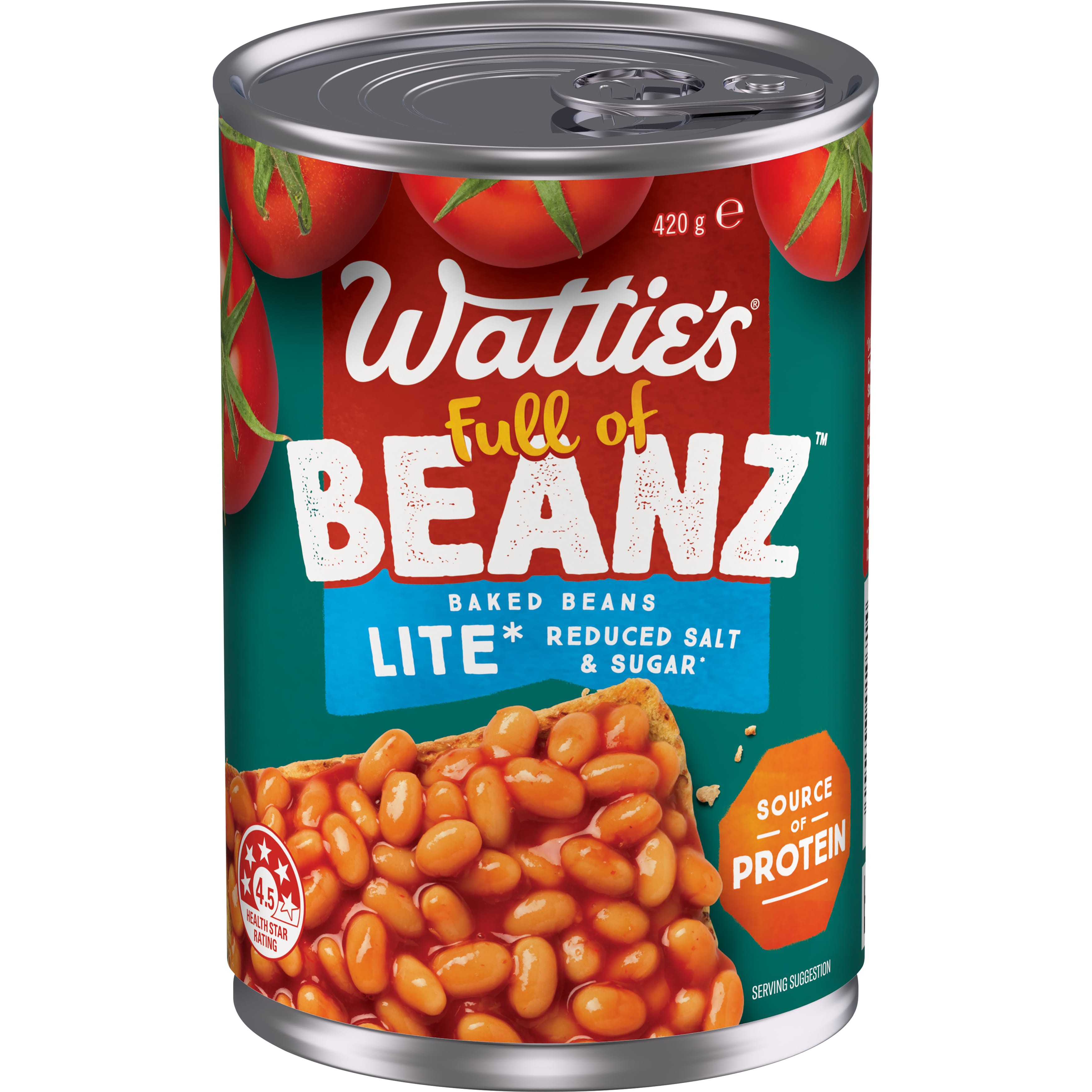 Wattie's® Full of BEANZ™ Baked Beans Lite* 420g