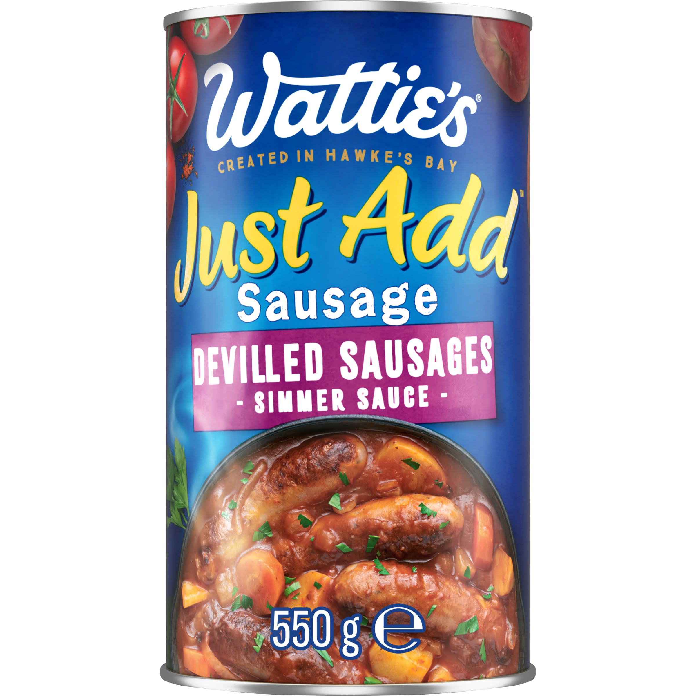 Wattie's® Just Add™ Sausage Devilled Sausages Simmer Sauce 550 g