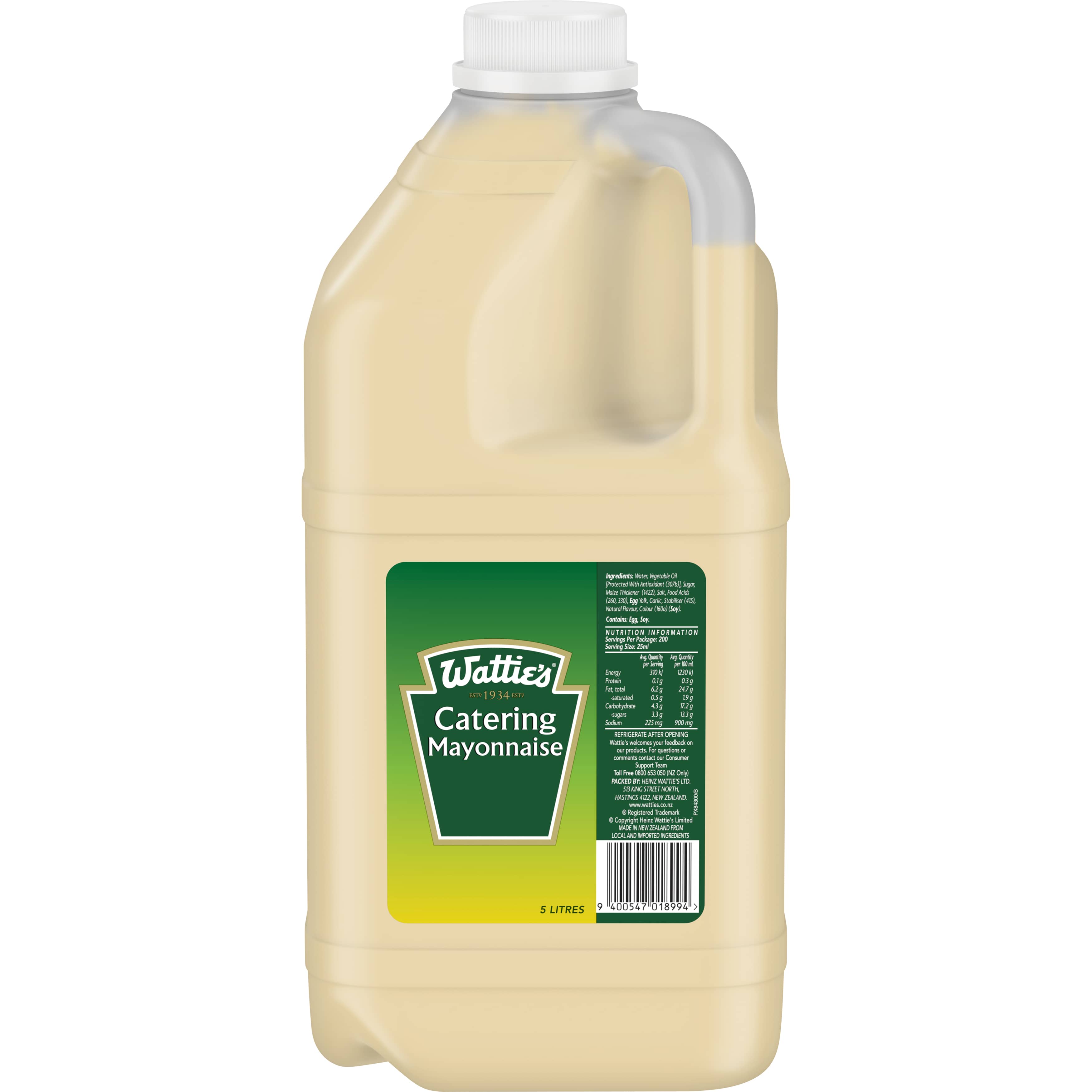 Wattie's® Catering Mayonnaise 5 Litres