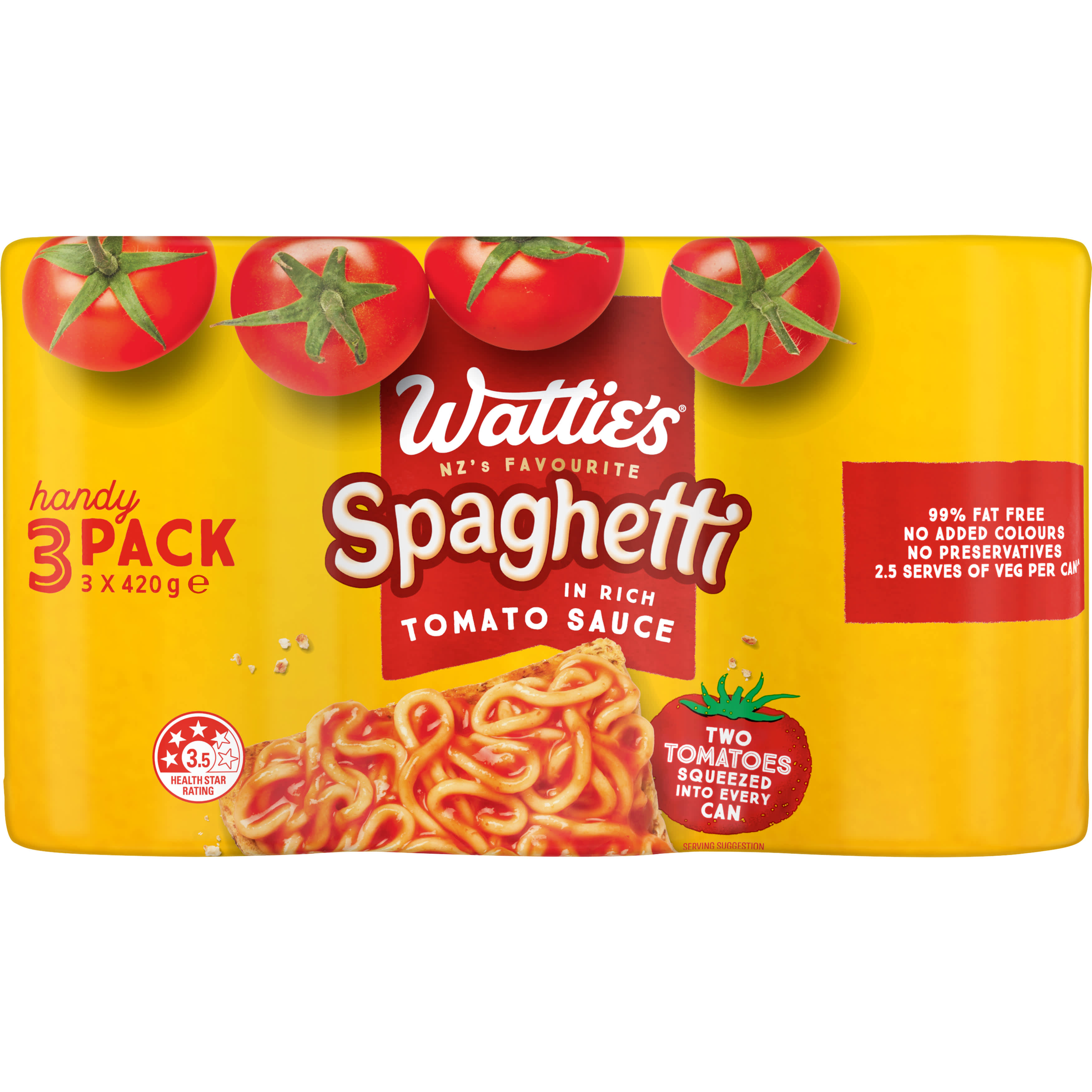 Wattie's® Spaghetti in Rich Tomato Sauce 420g