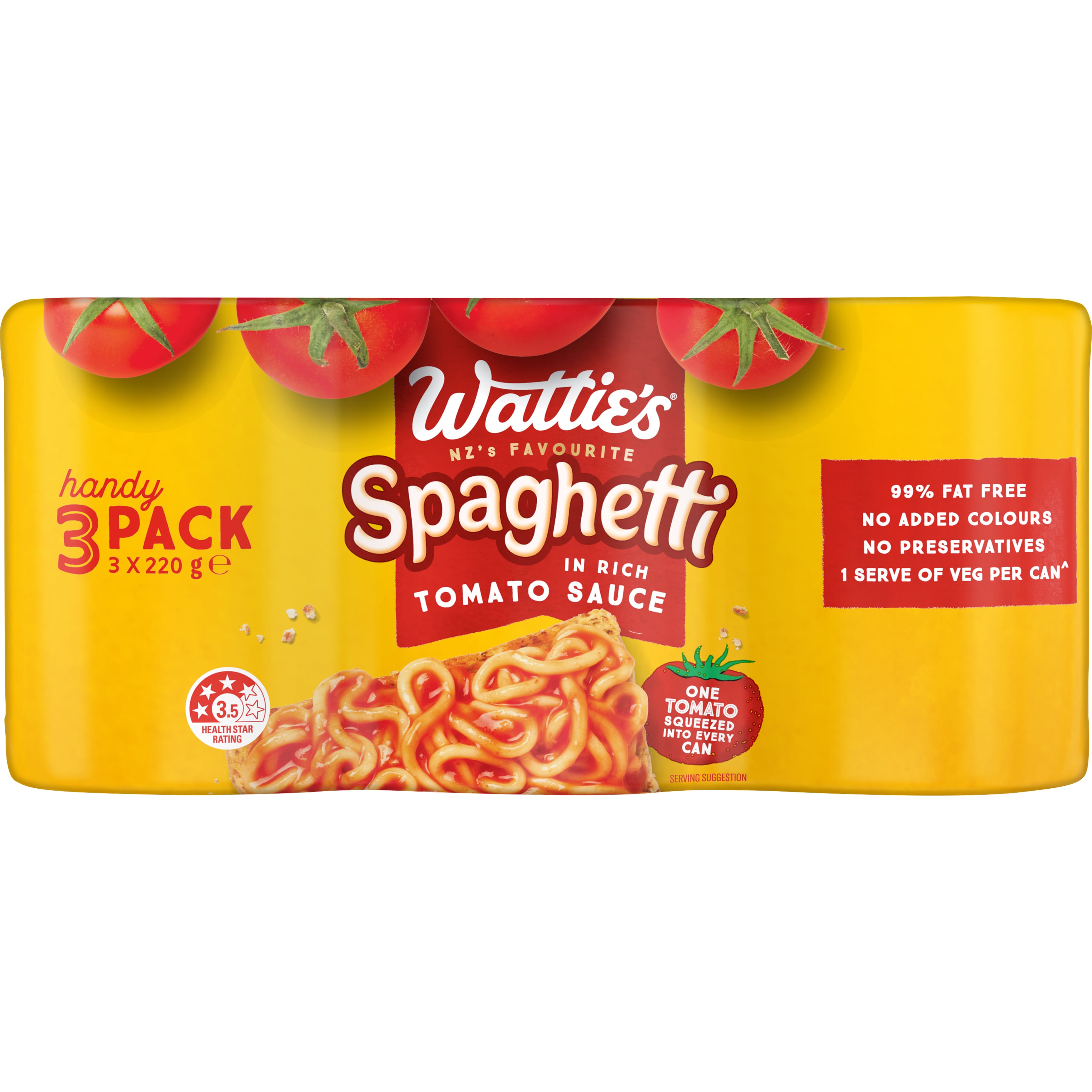 Wattie's® Spaghetti in Rich Tomato Sauce 220g