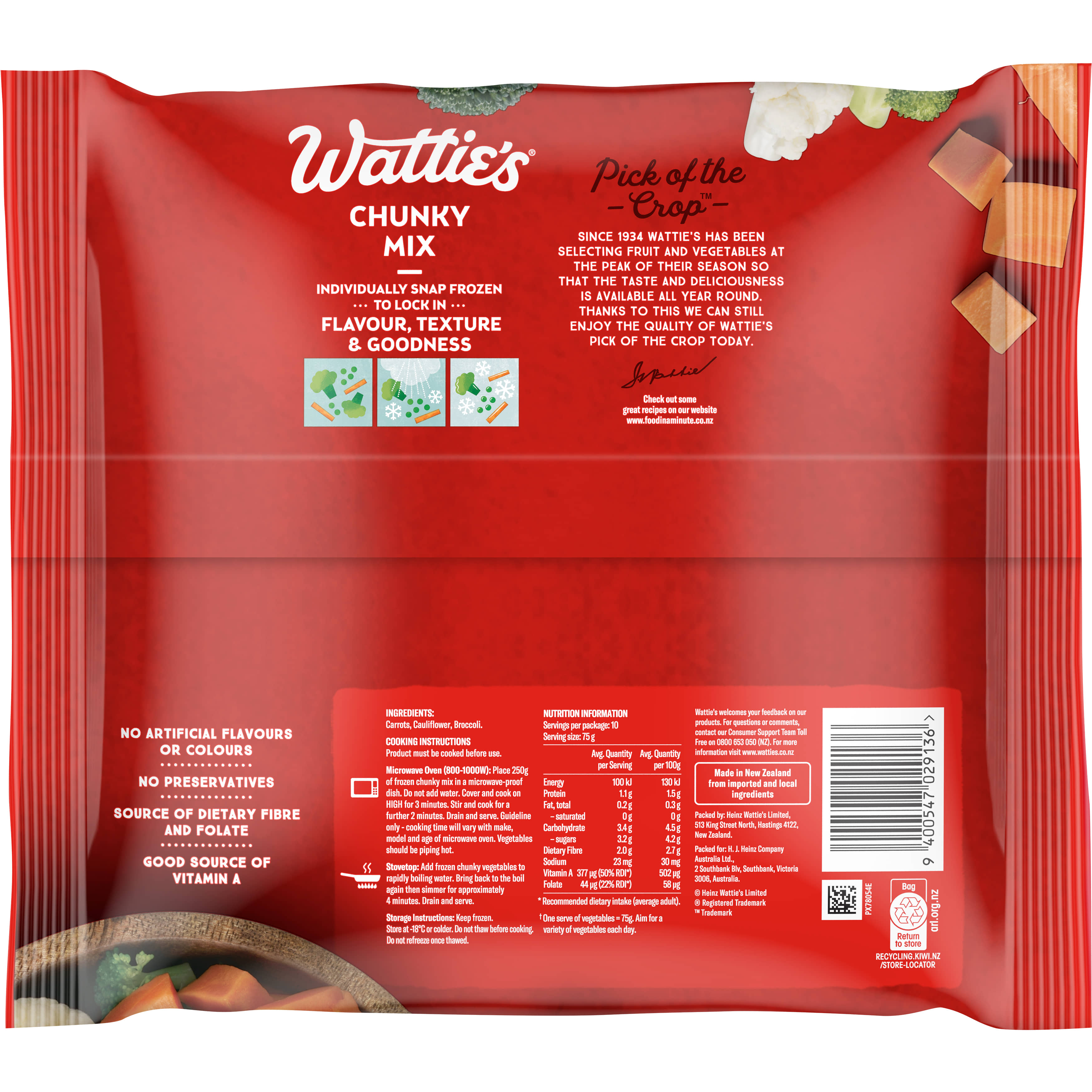 Wattie's® Chunky Mix 750 g