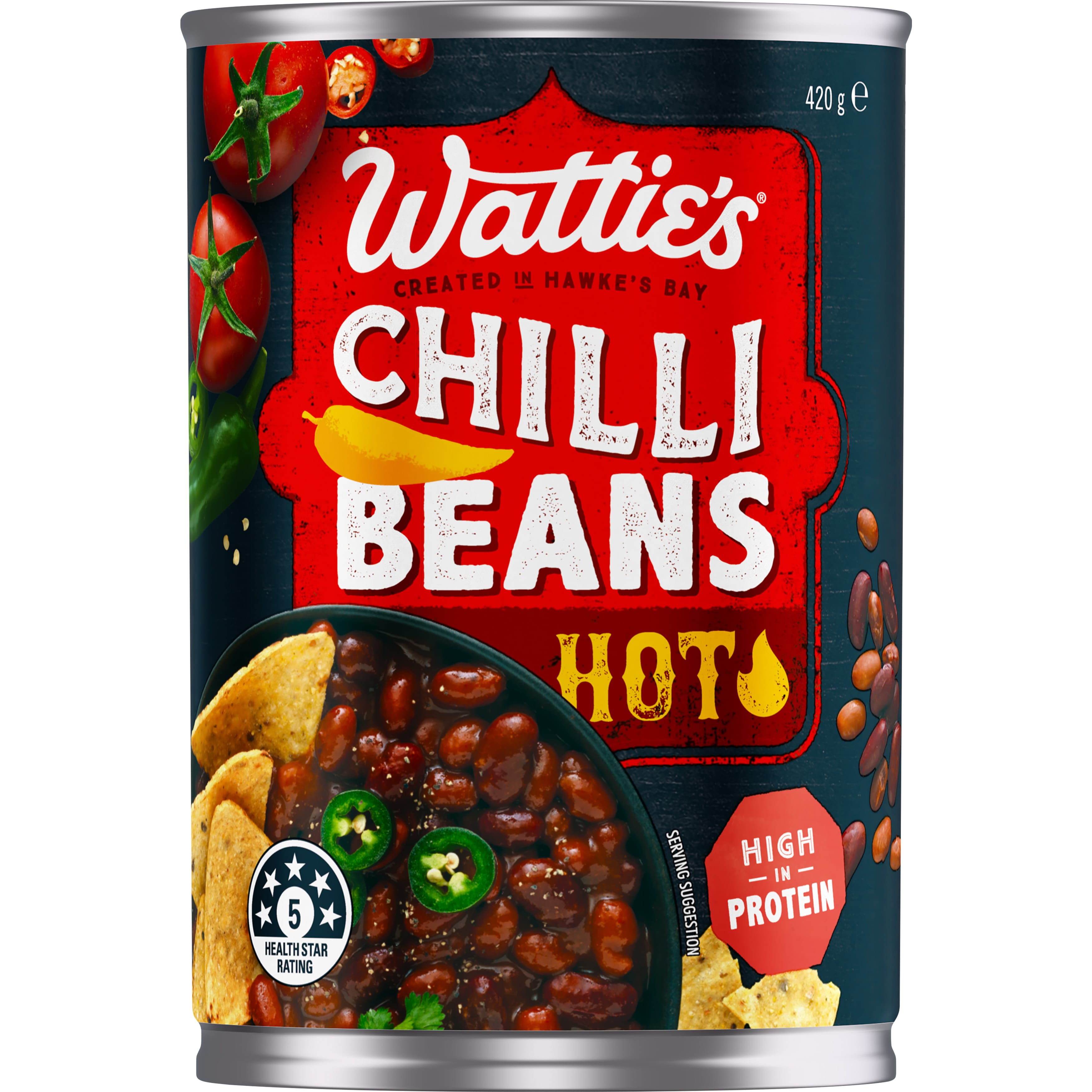 Wattie's® Chilli Beans Hot 420g