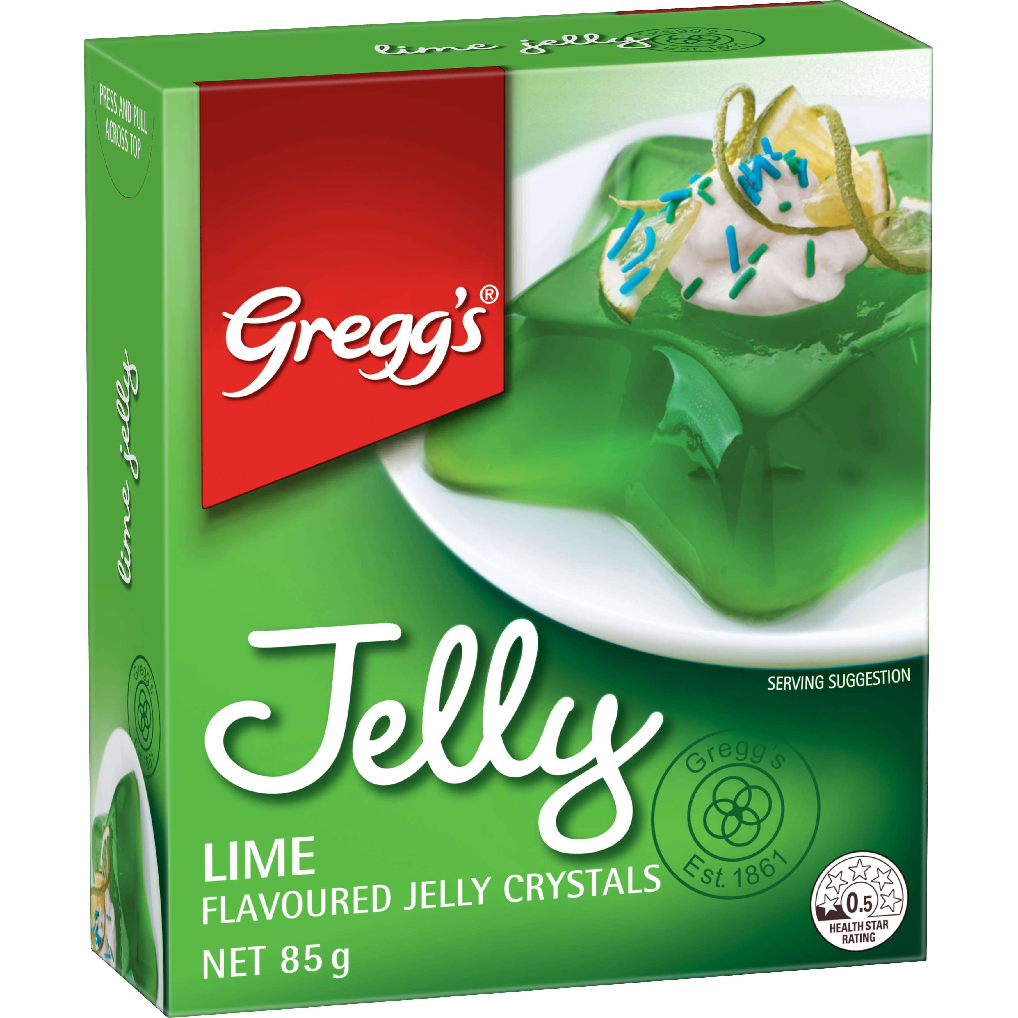 Gregg's® Lime Flavoured Jelly Crystals 85 g