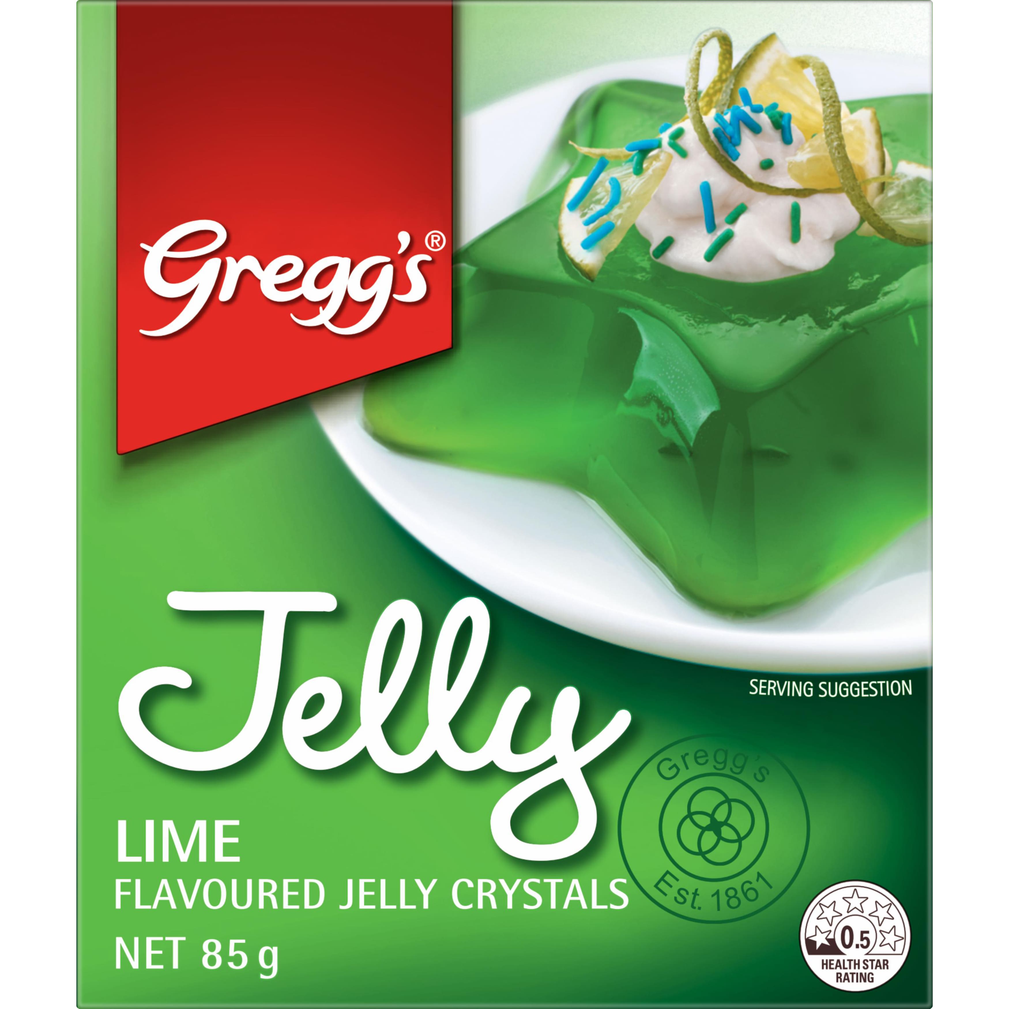 Gregg's® Lime Flavoured Jelly Crystals 85 g