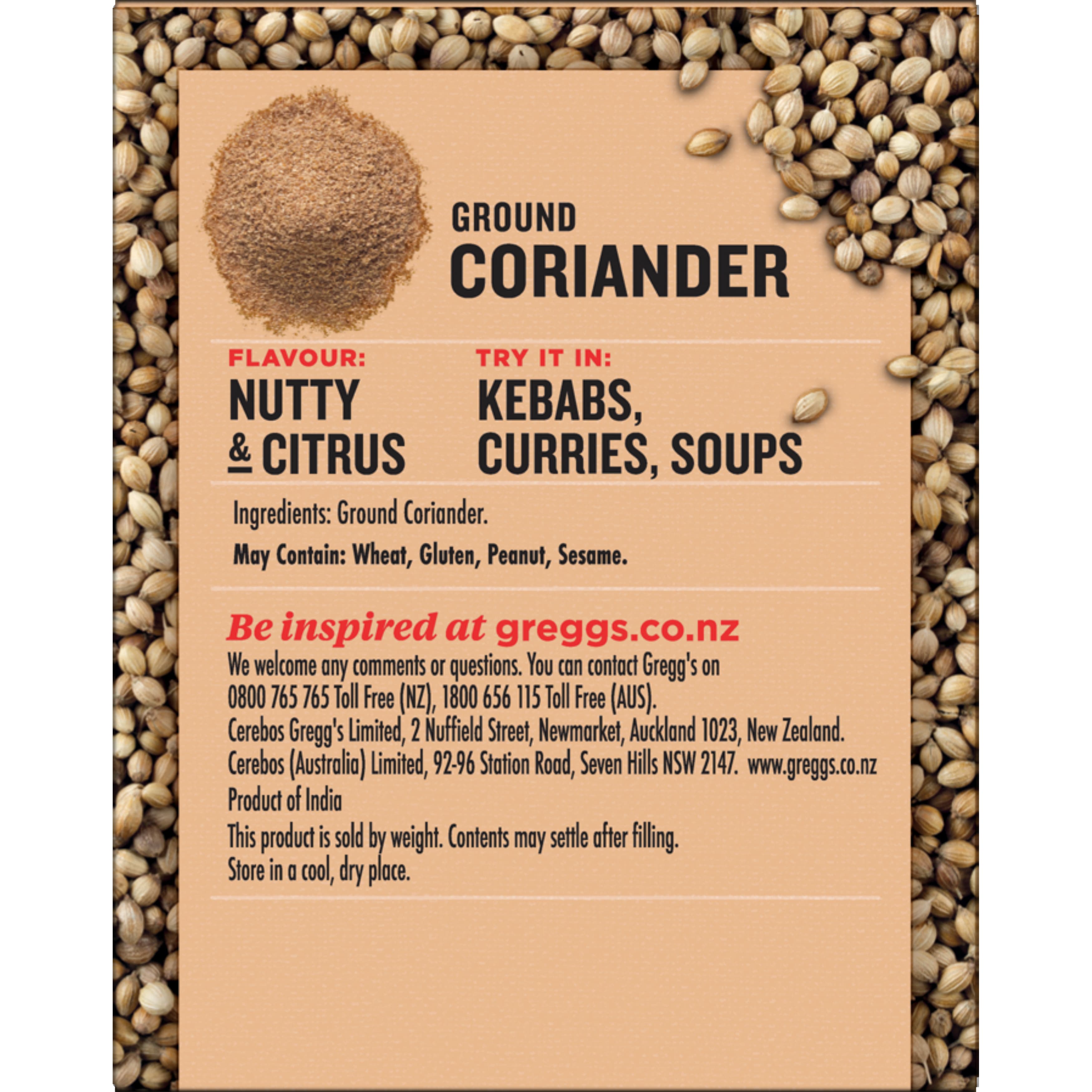 Gregg's® Ground Coriander 30 g