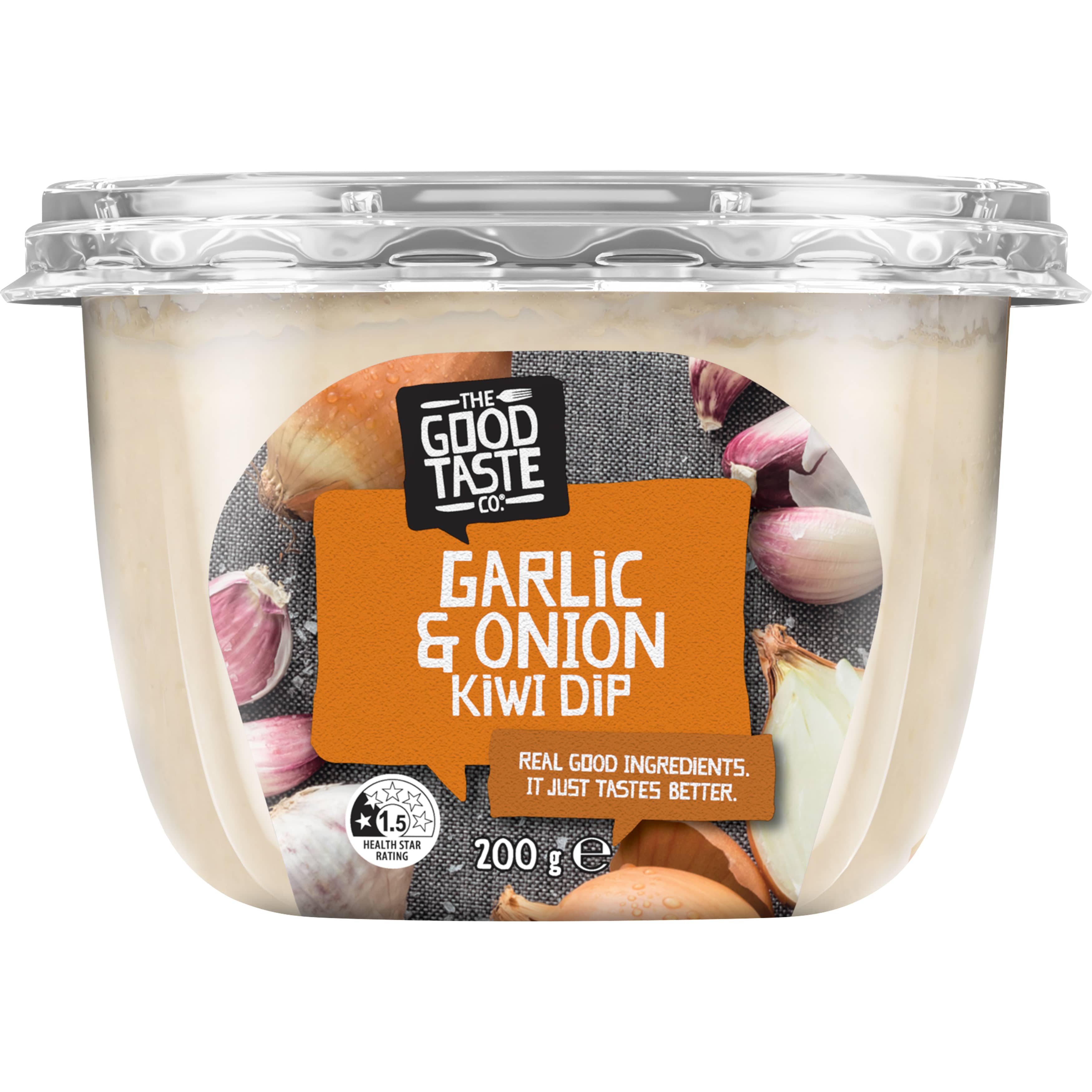The Good Taste Co® Garlic & Onion Kiwi Dip 200 g