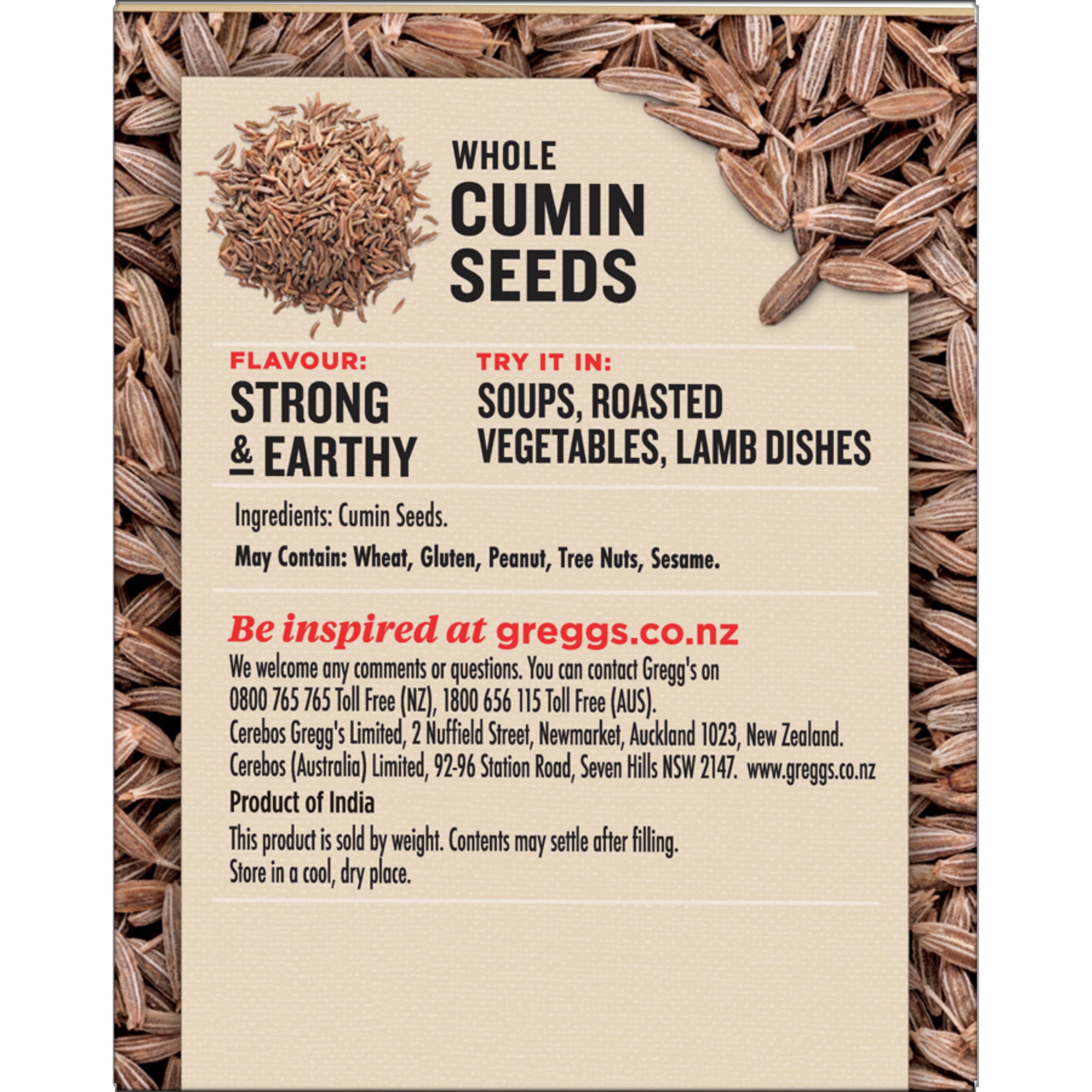 Gregg's® Whole Cumin Seeds 30 g