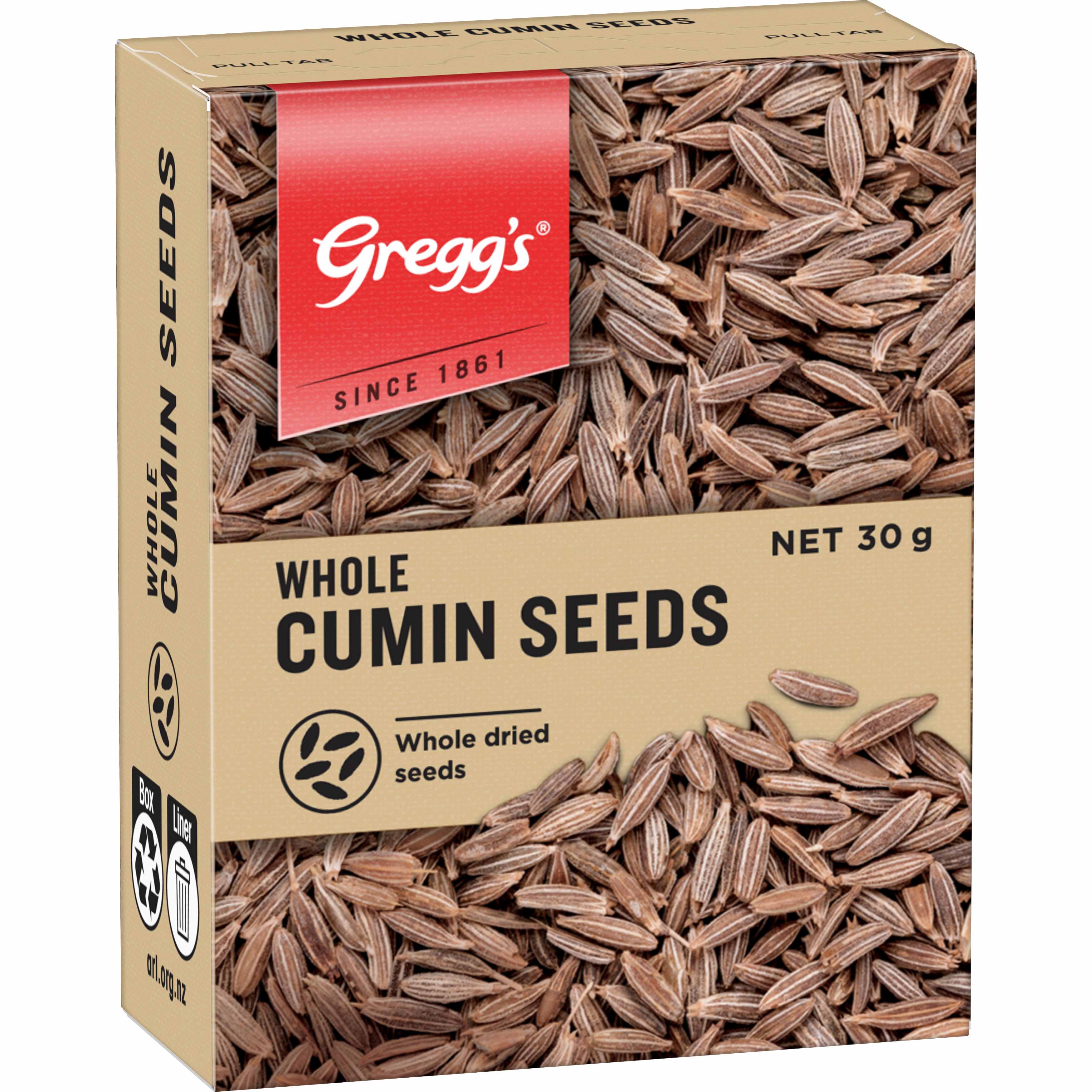 Gregg's® Whole Cumin Seeds 30 g