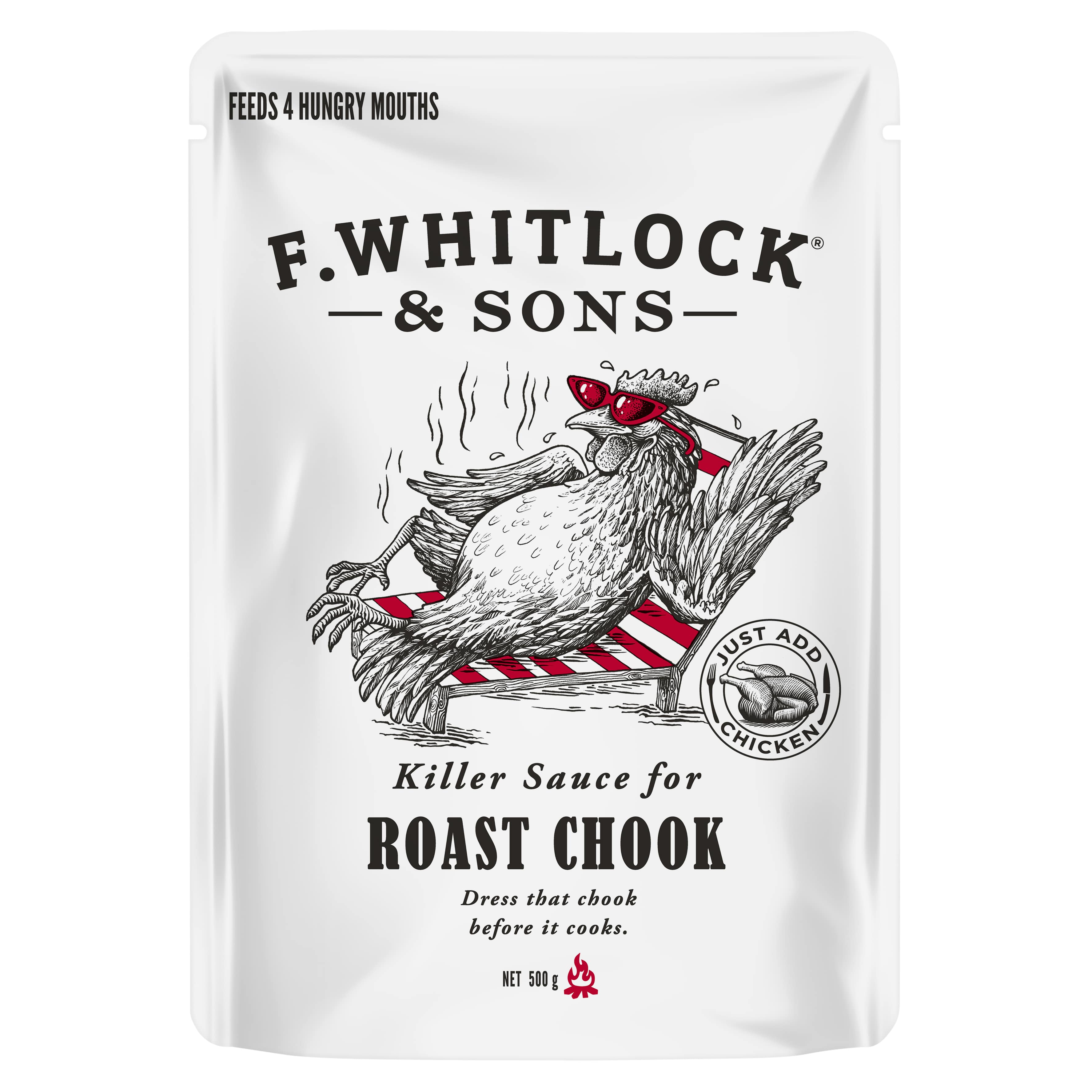 F. Whitlock & Sons® Killer Sauce for Roast Chook 500g