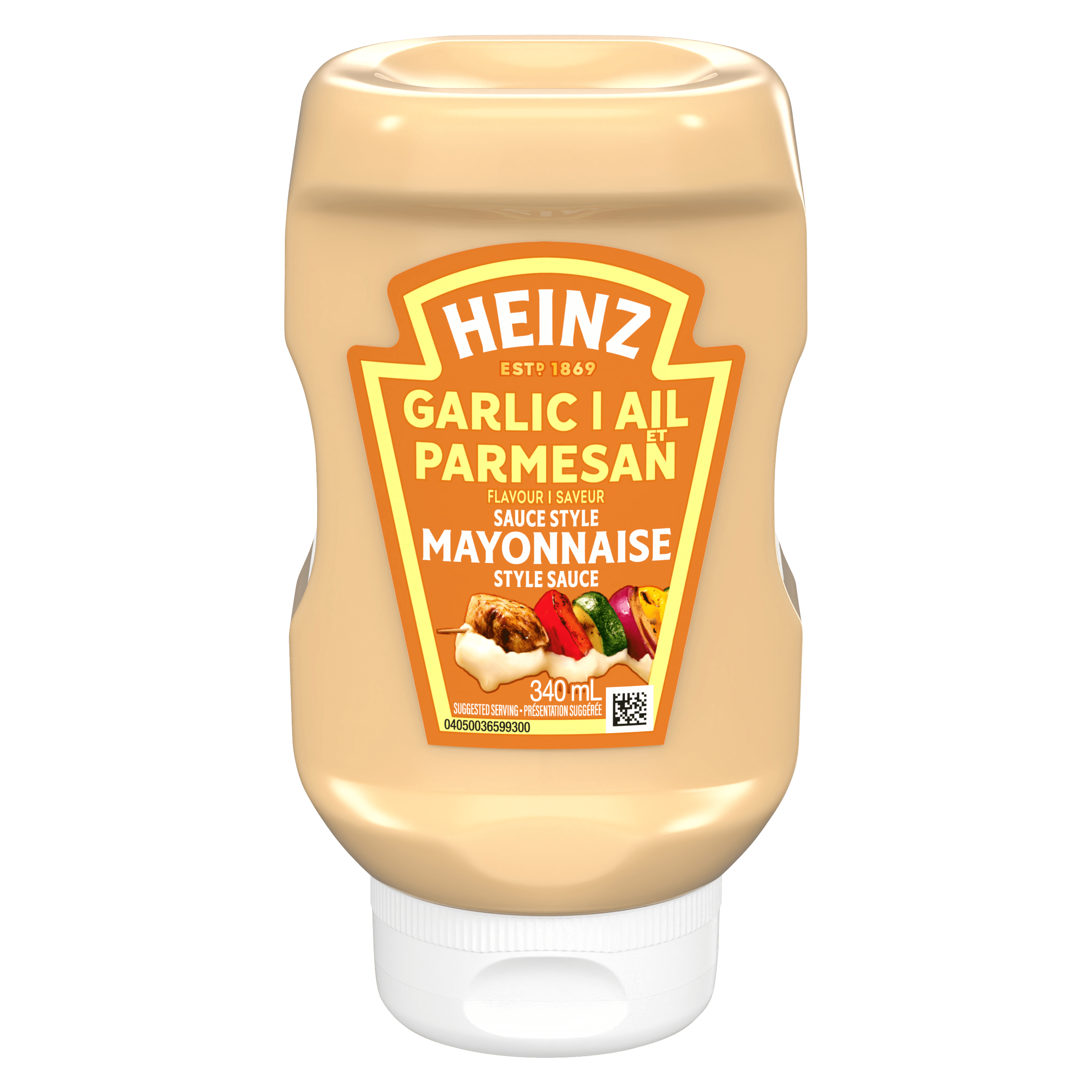 Sauce Style Mayonnaise D'Ail Et De Parmesan