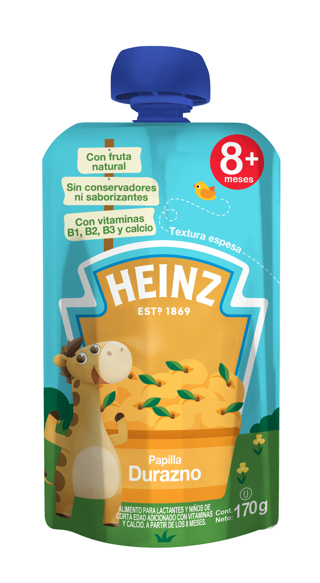 HEINZ DP DURAZNO 24/170G