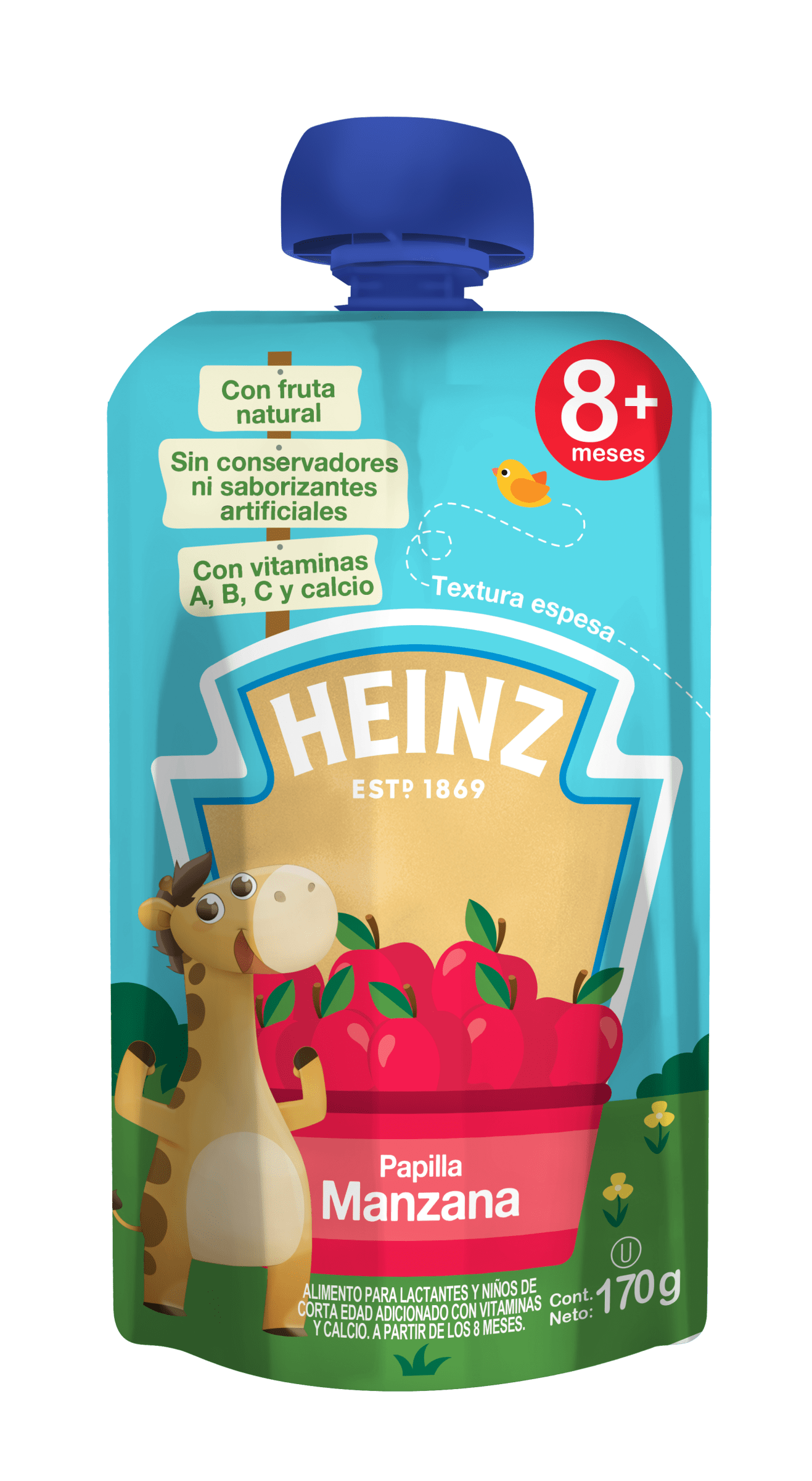 HEINZ DP MANZANA 24/170G