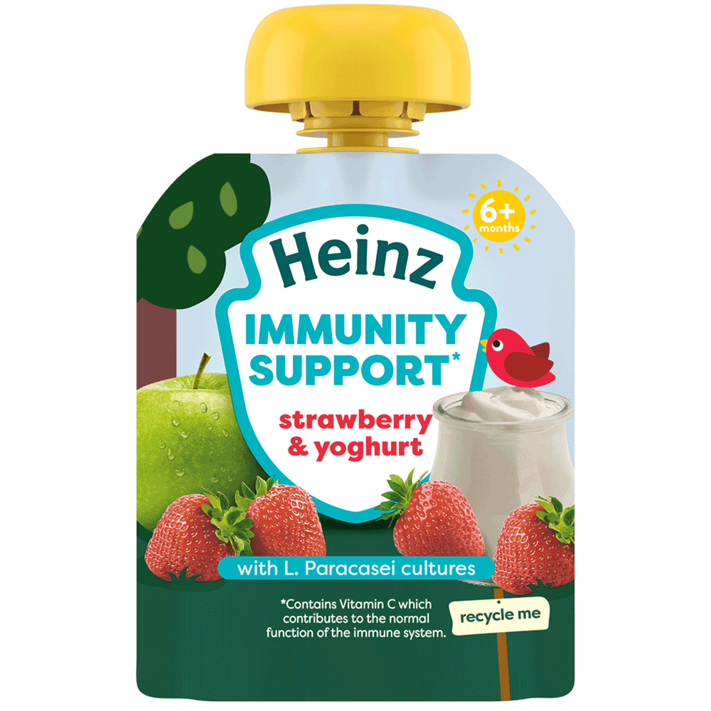Heinz Immunity Support Apple, Strawberry, & Yoghurt Pouch