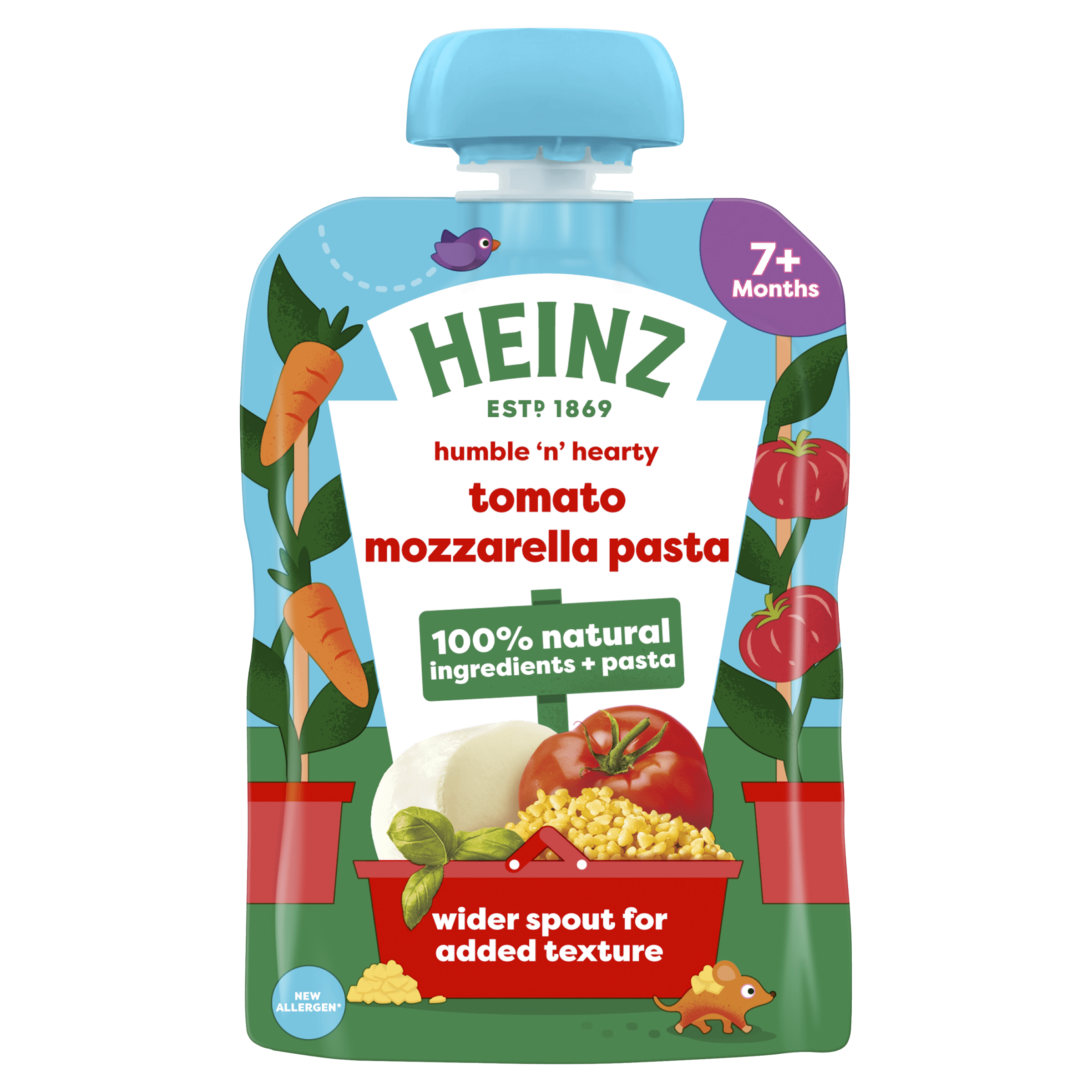 Heinz Tomato Mozzarella Pasta Shapes Pouch