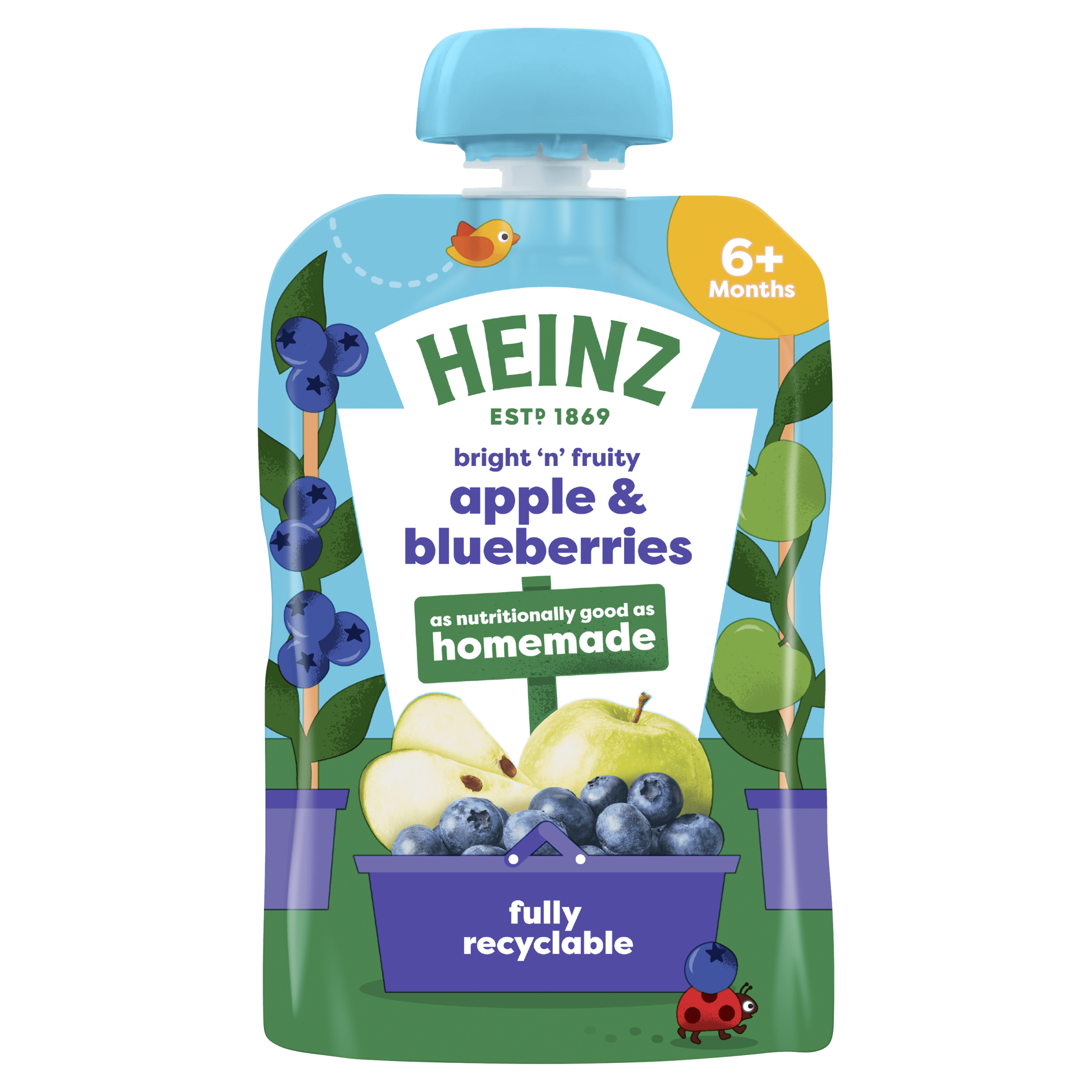 Heinz Apple & Blueberry Pouch