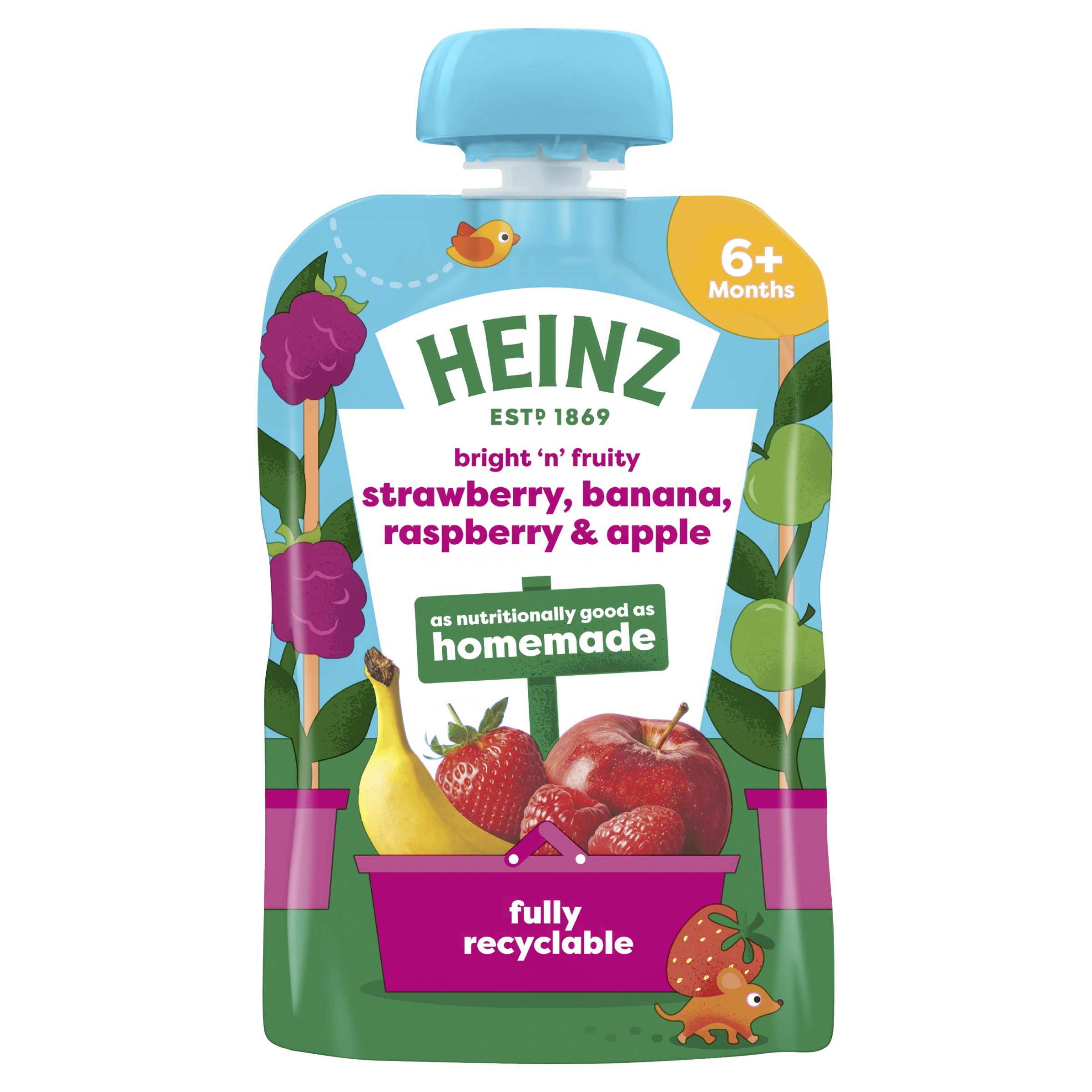 Heinz Strawberry, Banana and Raspberry Pouch